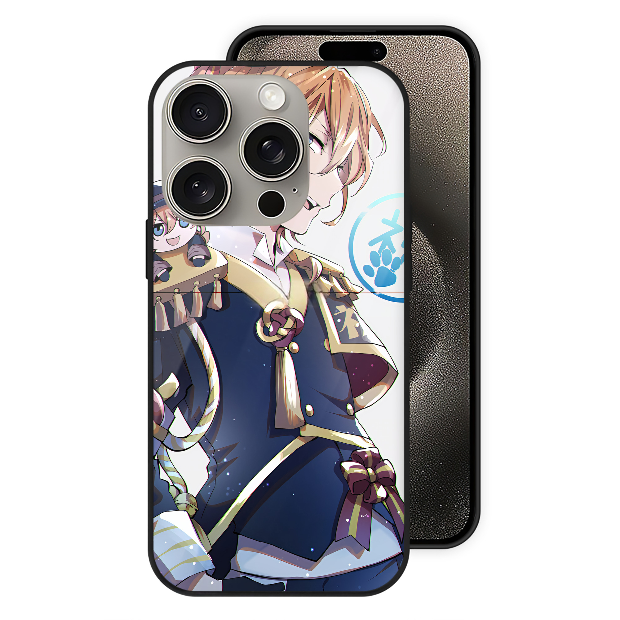 （画像用） 文豪ストレイドッグス Bungo Stray Dogs 【iPhone15Pro対応】スマホケース 耐衝撃＆黄変防止 背面ガラス