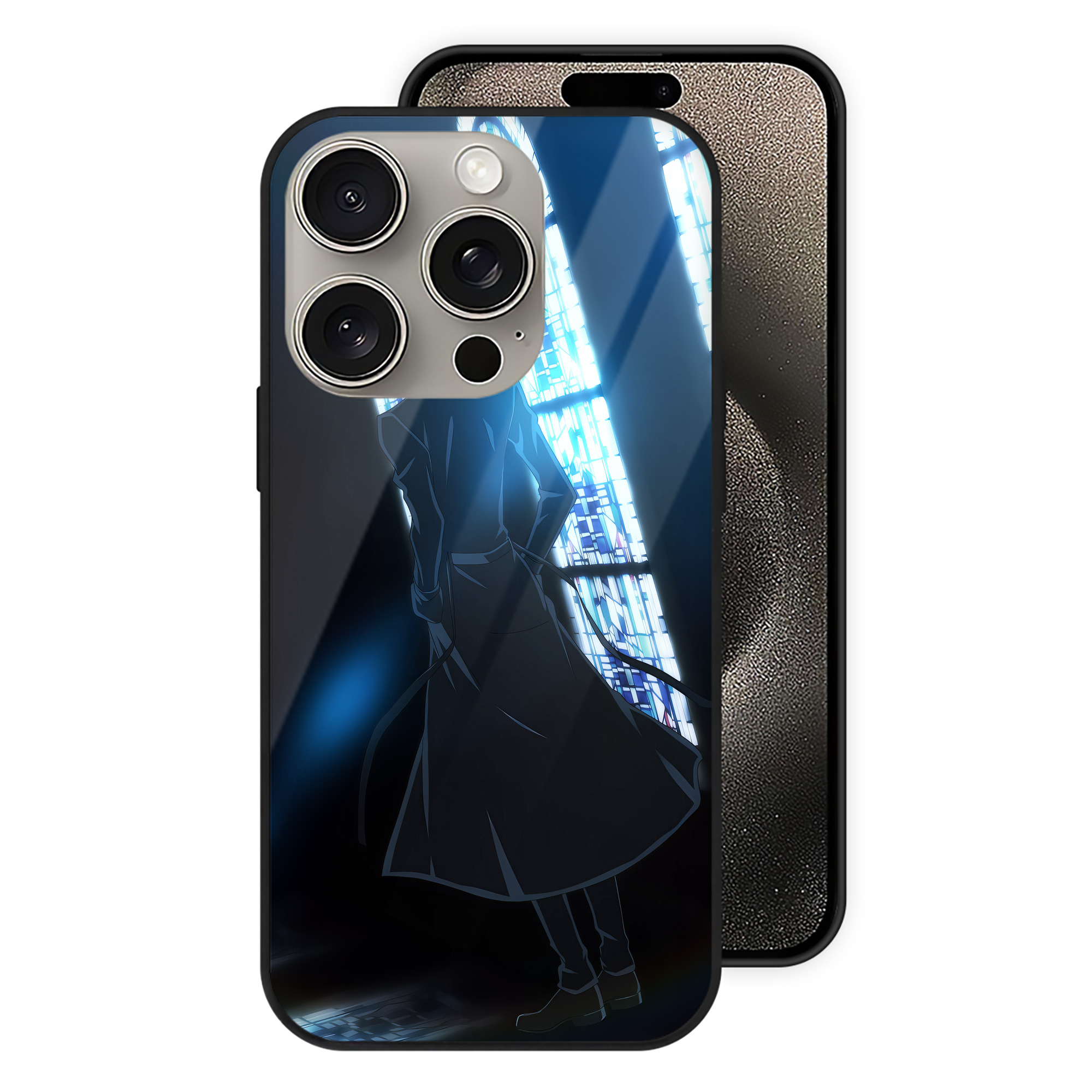 （画像用） 文豪ストレイドッグス Bungo Stray Dogs 【iPhone15Pro対応】スマホケース 耐衝撃＆黄変防止 背面ガラス