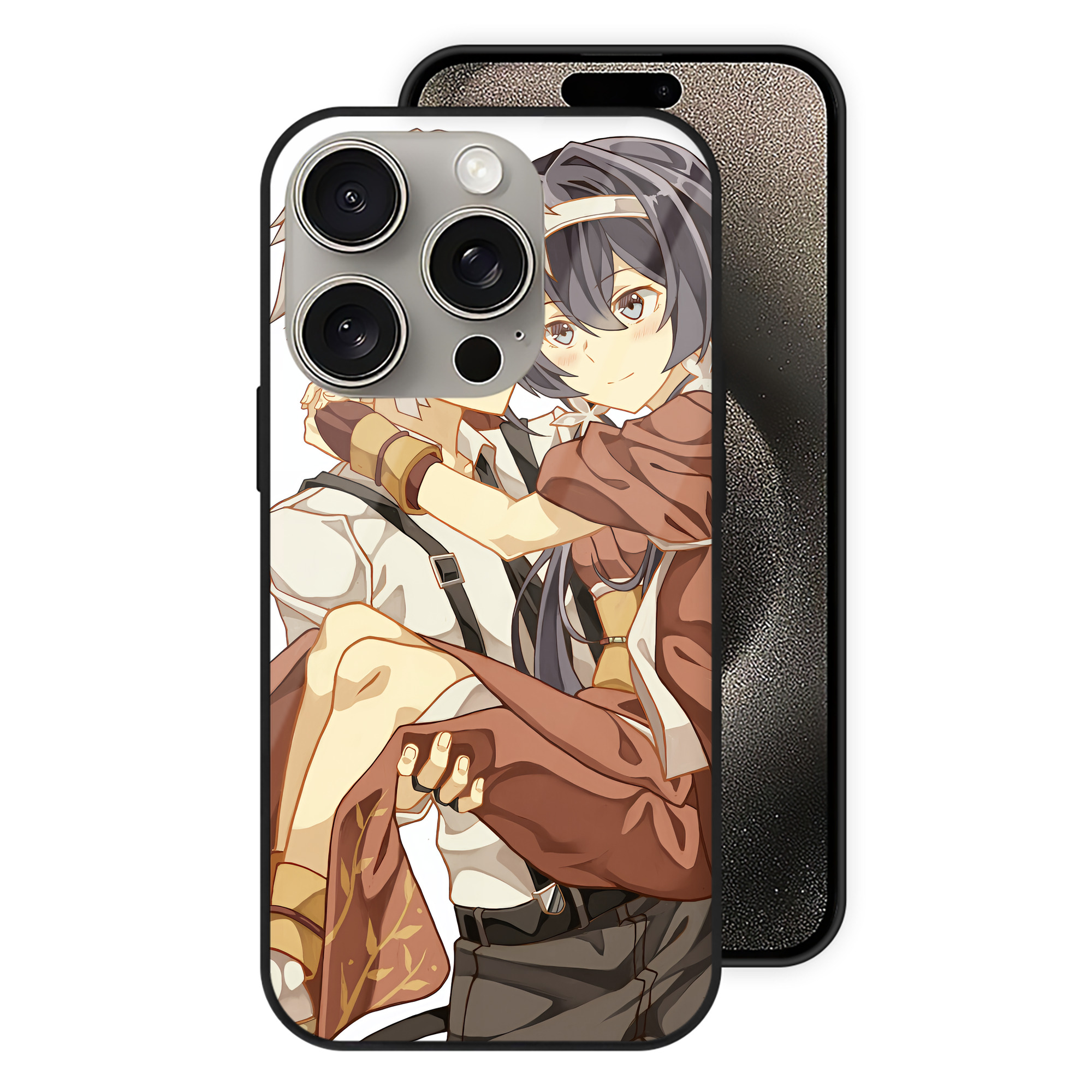 （画像用） 文豪ストレイドッグス Bungo Stray Dogs 【iPhone15Pro対応】スマホケース 耐衝撃＆黄変防止 背面ガラス