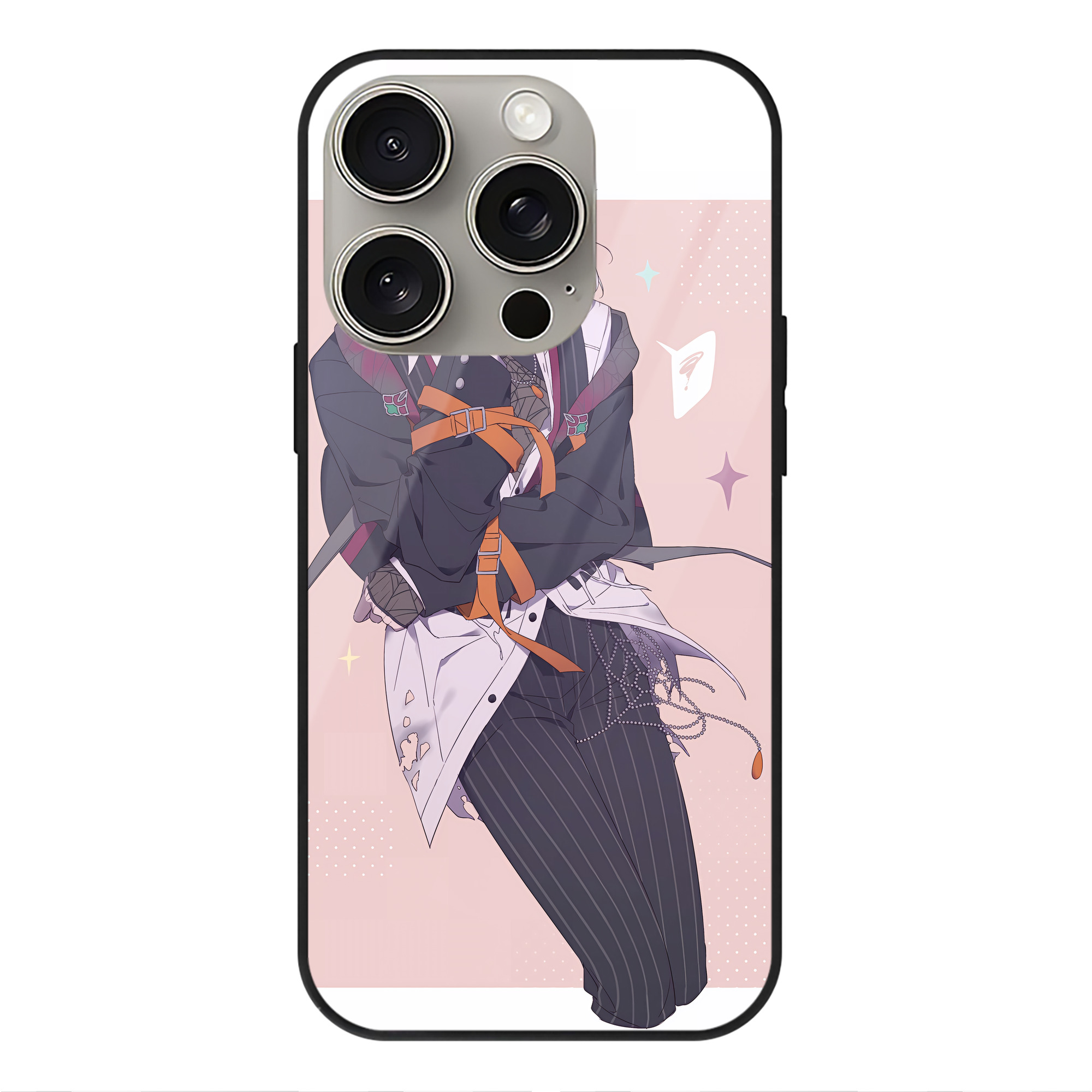 （画像用） 文豪ストレイドッグス Bungo Stray Dogs 【iPhone15Pro対応】スマホケース 耐衝撃＆黄変防止 背面ガラス