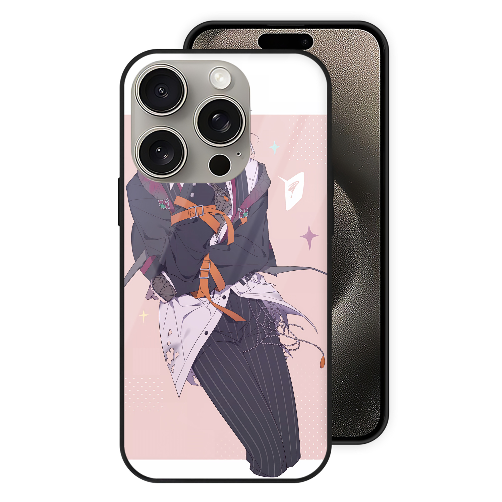（画像用） 文豪ストレイドッグス Bungo Stray Dogs 【iPhone15Pro対応】スマホケース 耐衝撃＆黄変防止 背面ガラス