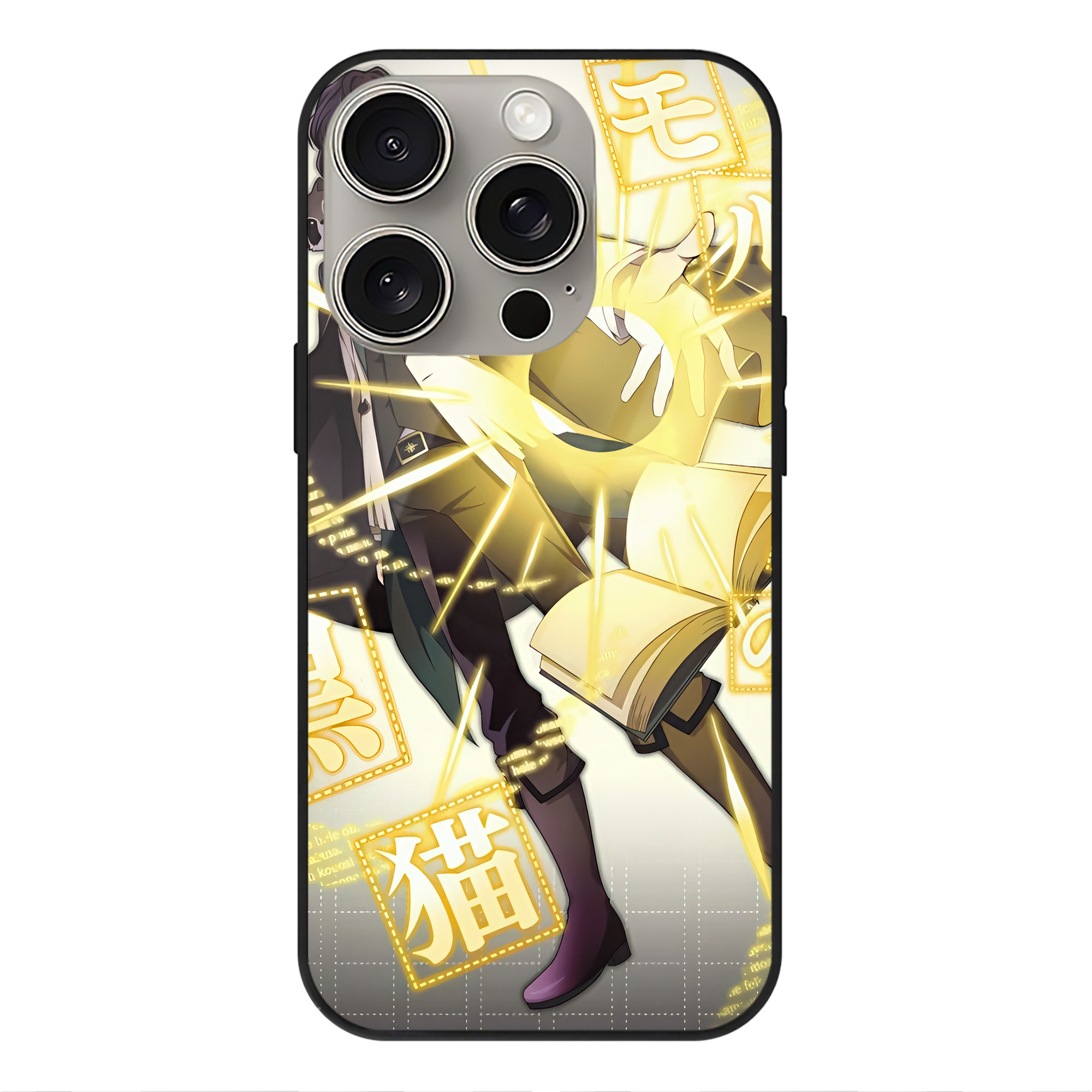 （画像用） 文豪ストレイドッグス Bungo Stray Dogs 【iPhone15Pro対応】スマホケース 耐衝撃＆黄変防止 背面ガラス