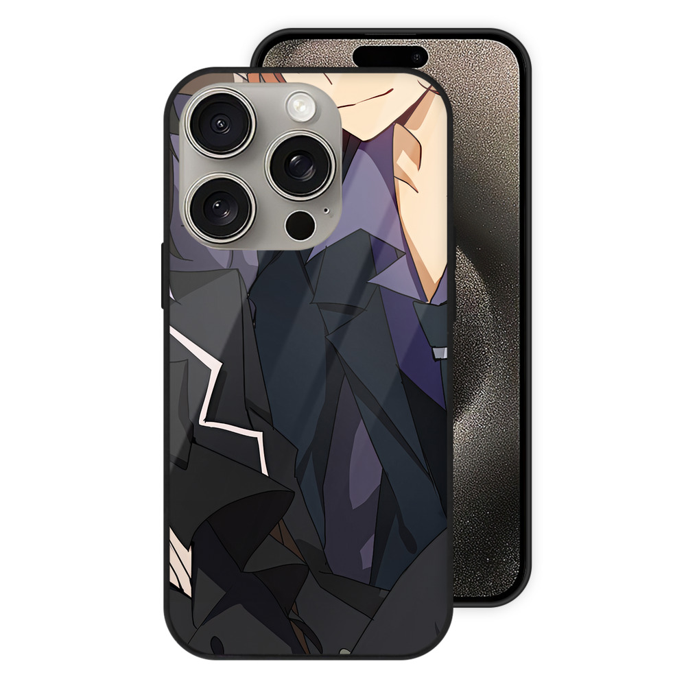（画像用） 文豪ストレイドッグス Bungo Stray Dogs 【iPhone15Pro対応】スマホケース 耐衝撃＆黄変防止 背面ガラス