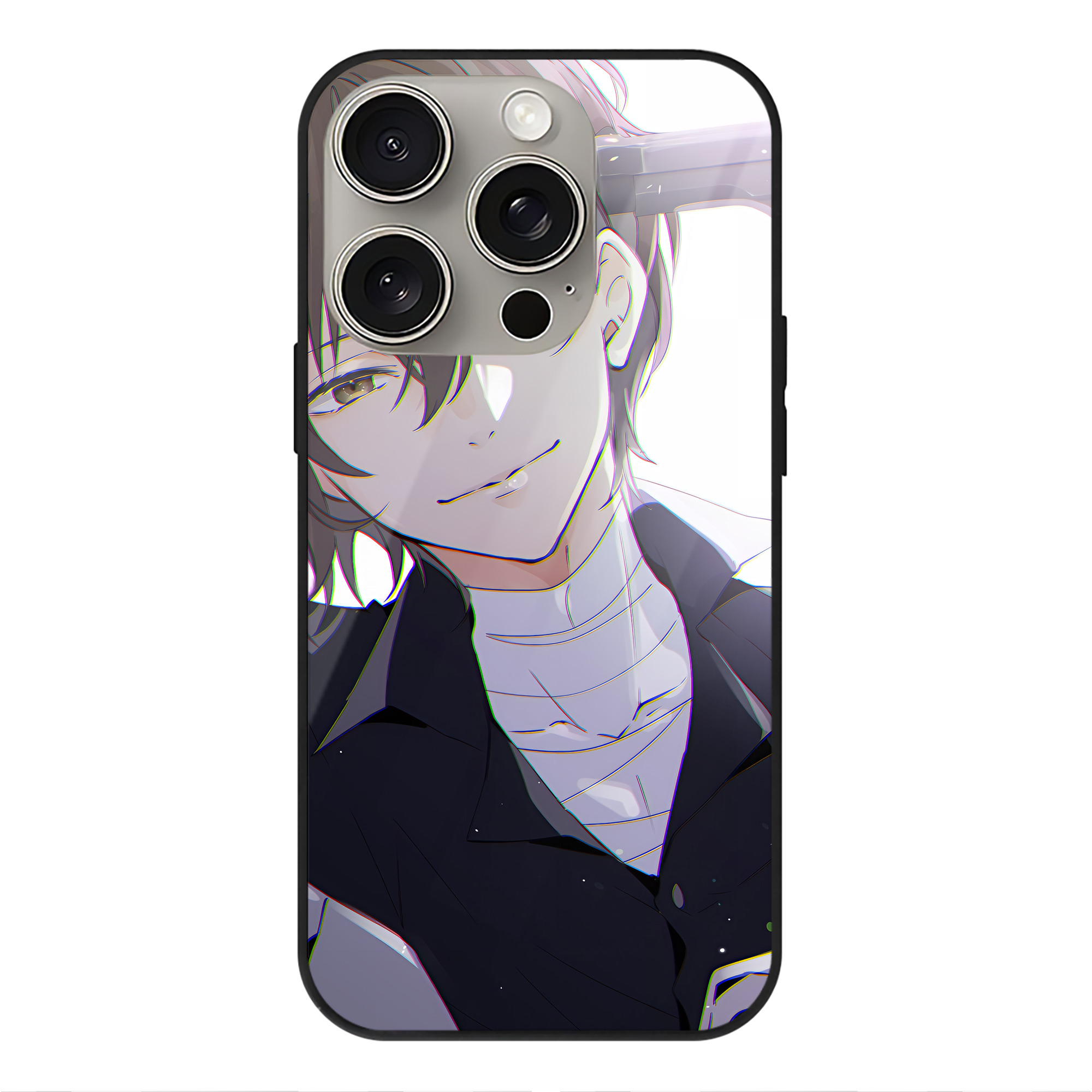 （画像用） 文豪ストレイドッグス Bungo Stray Dogs 【iPhone15Pro対応】スマホケース 耐衝撃＆黄変防止 背面ガラス