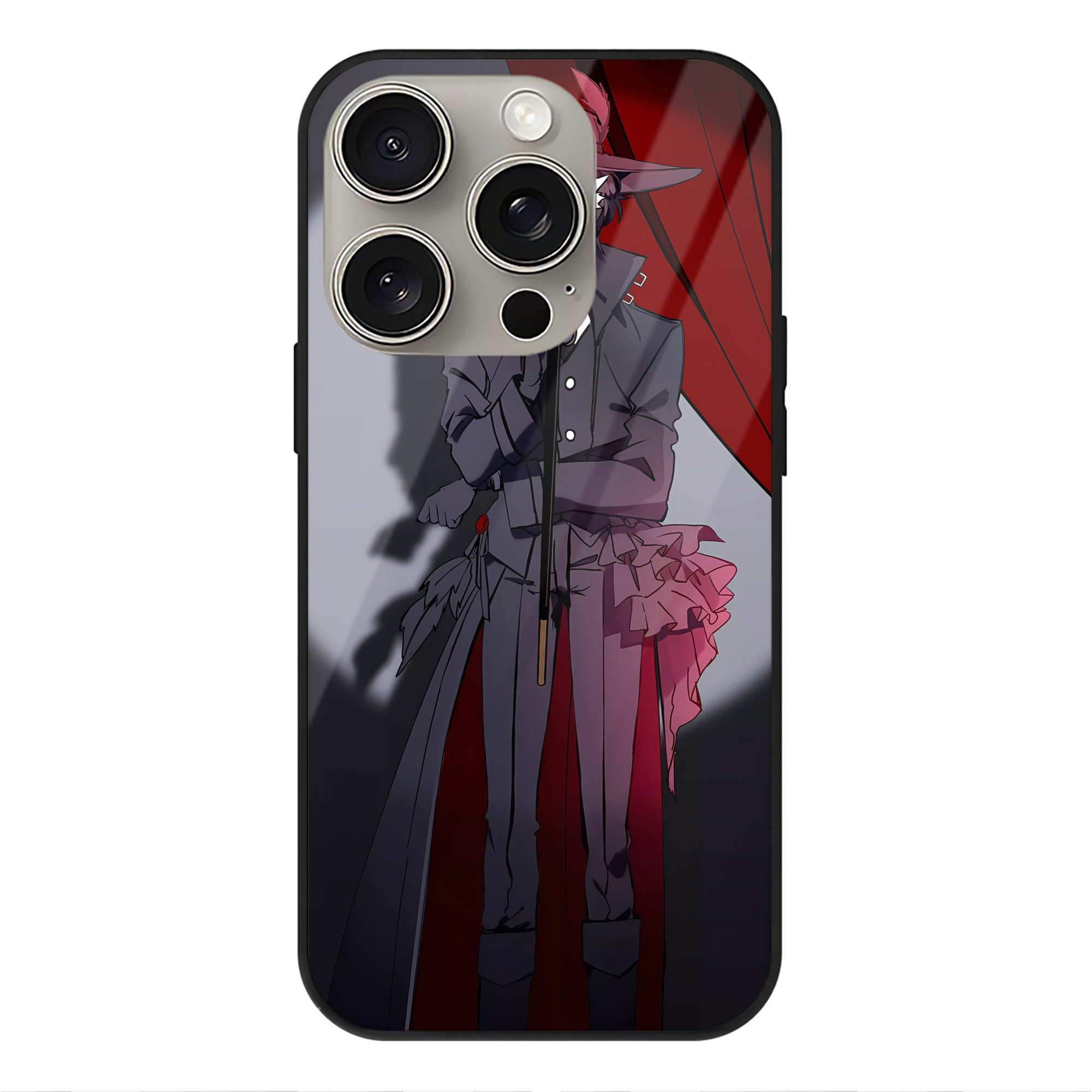（画像用） 文豪ストレイドッグス Bungo Stray Dogs 【iPhone15Pro対応】スマホケース 耐衝撃＆黄変防止 背面ガラス