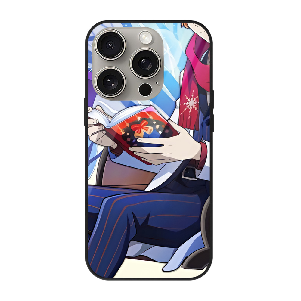 （画像用） 文豪ストレイドッグス Bungo Stray Dogs 【iPhone15Pro対応】スマホケース 耐衝撃＆黄変防止 背面ガラス