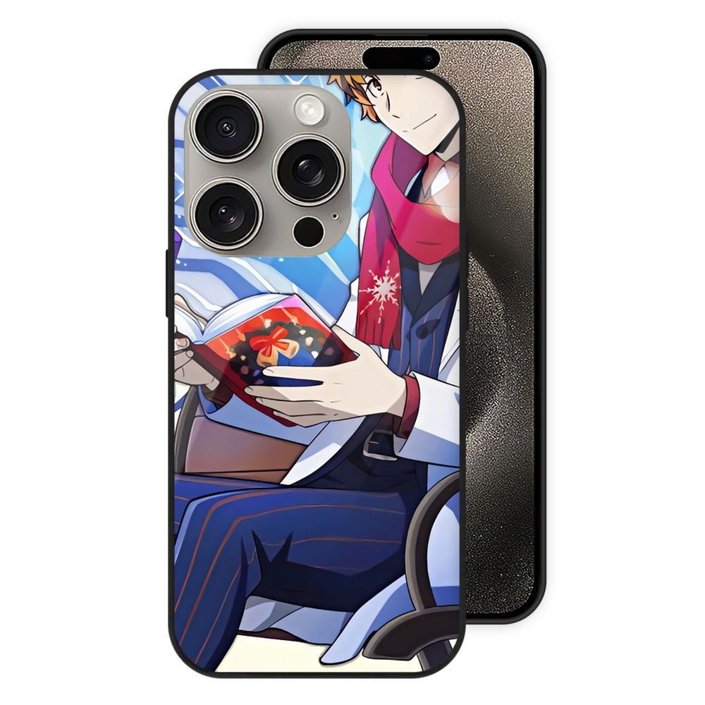 （画像用） 文豪ストレイドッグス Bungo Stray Dogs 【iPhone15Pro対応】スマホケース 耐衝撃＆黄変防止 背面ガラス