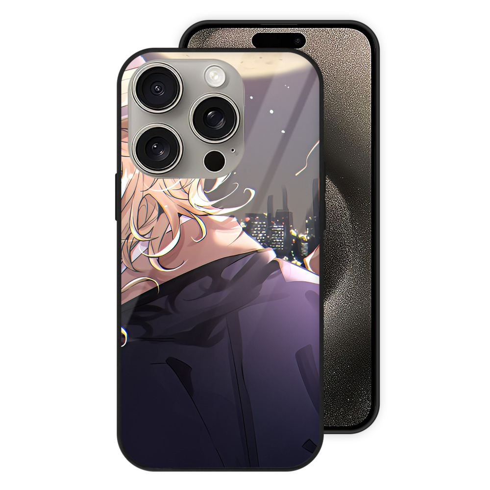 （画像用） 文豪ストレイドッグス Bungo Stray Dogs 【iPhone15Pro対応】スマホケース 耐衝撃＆黄変防止 背面ガラス