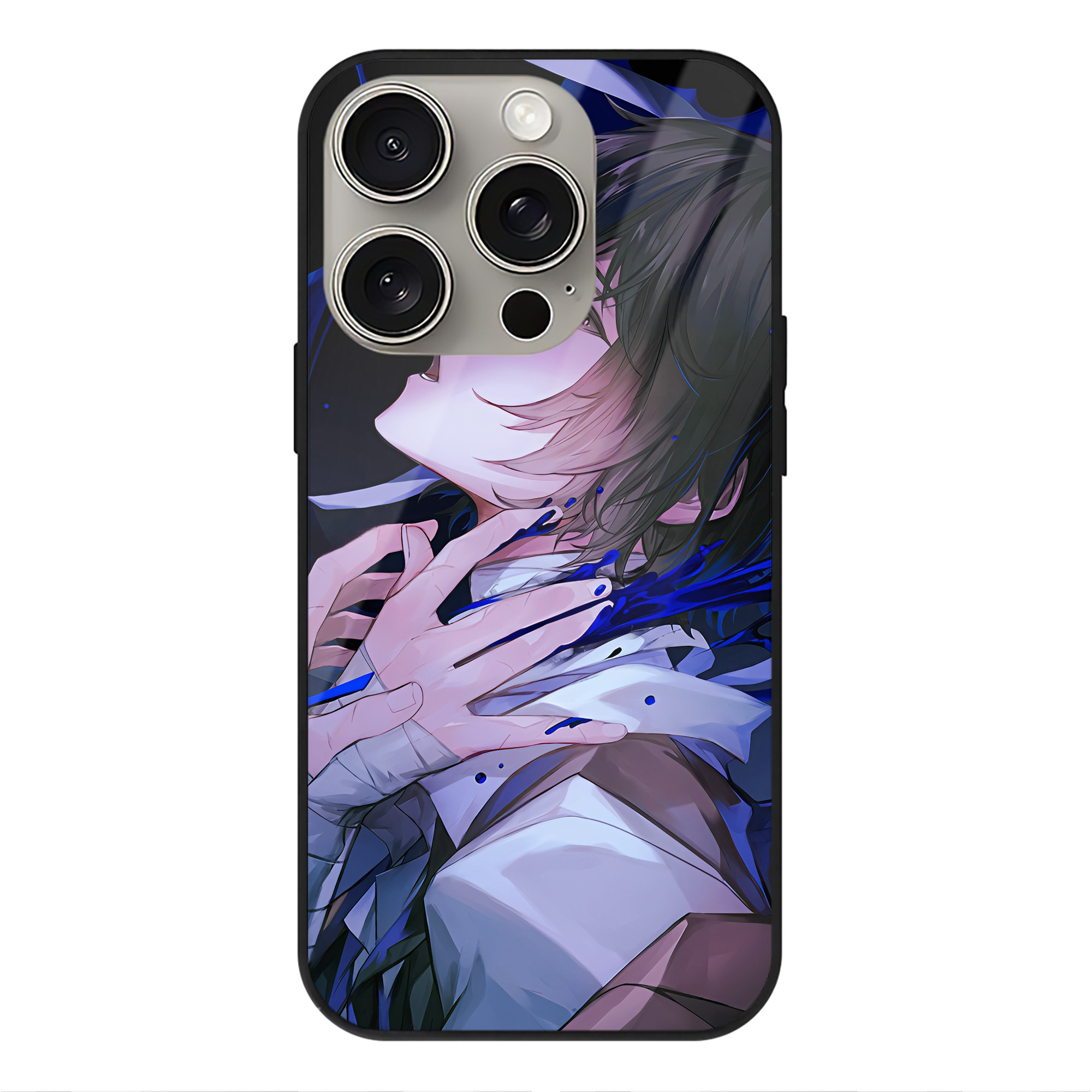 （画像用） 文豪ストレイドッグス Bungo Stray Dogs 【iPhone15Pro対応】スマホケース 耐衝撃＆黄変防止 背面ガラス