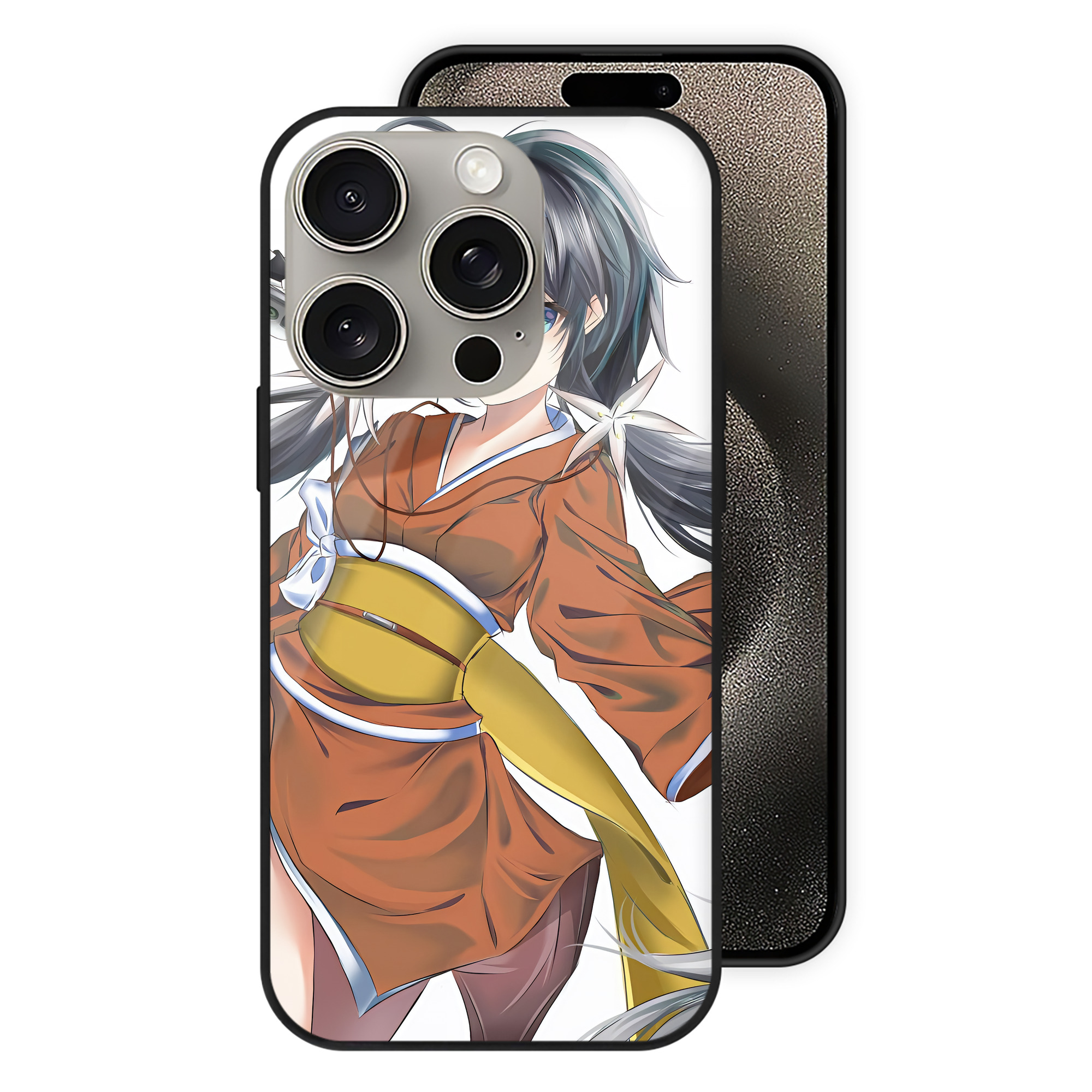 （画像用） 文豪ストレイドッグス Bungo Stray Dogs 【iPhone15Pro対応】スマホケース 耐衝撃＆黄変防止 背面ガラス