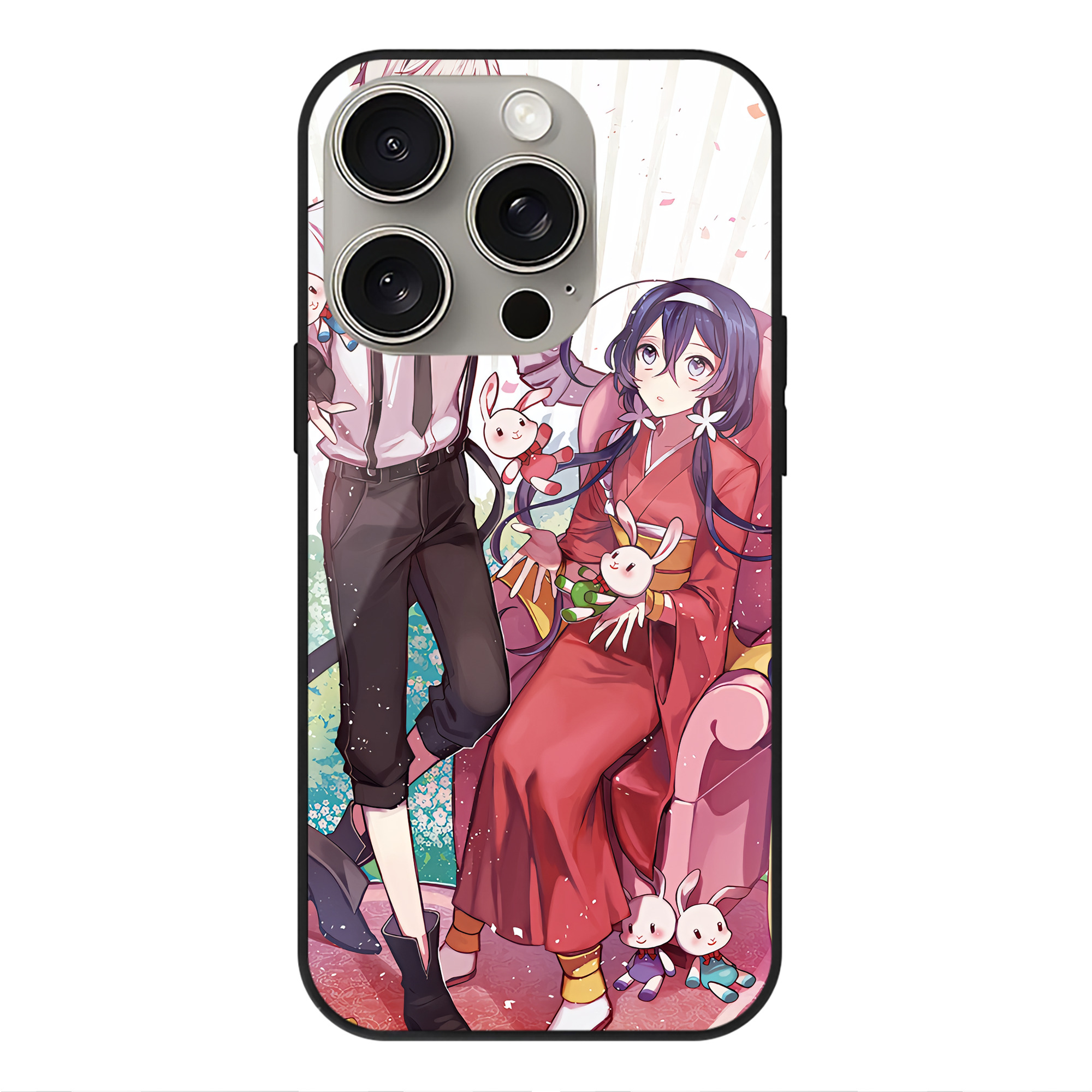 （画像用） 文豪ストレイドッグス Bungo Stray Dogs 【iPhone15Pro対応】スマホケース 耐衝撃＆黄変防止 背面ガラス