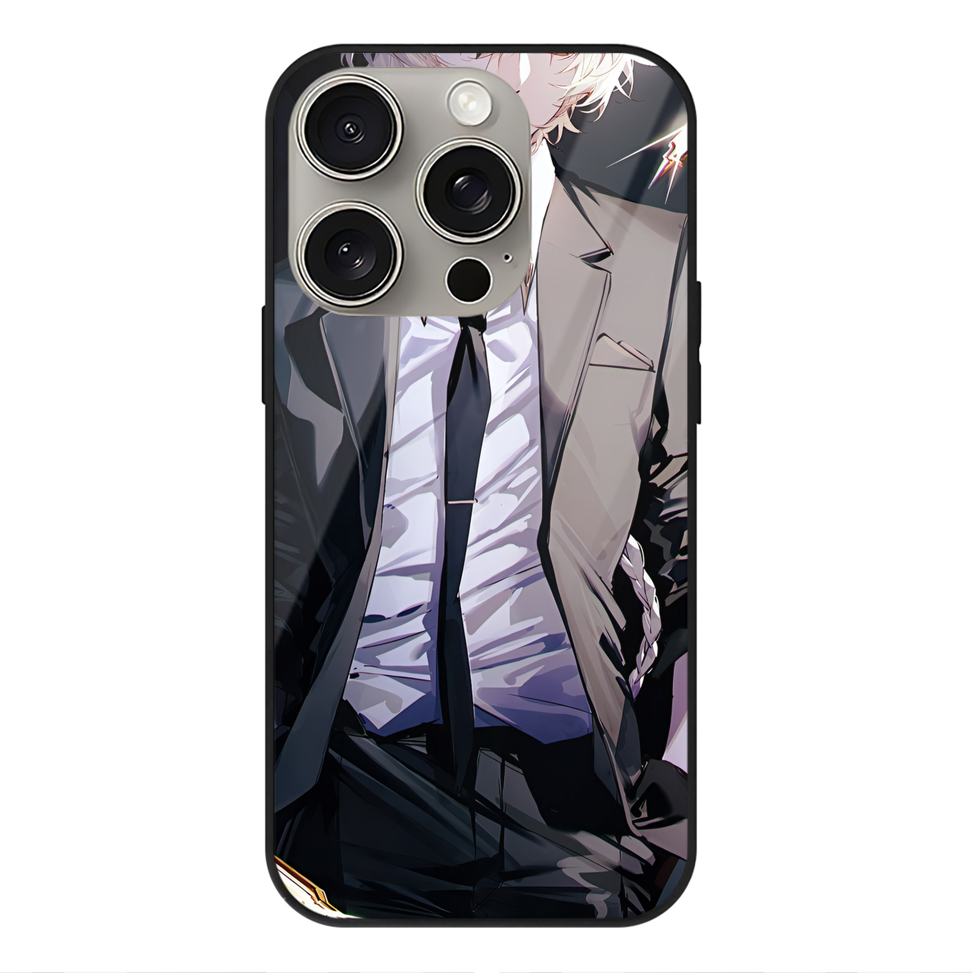 （画像用） 文豪ストレイドッグス Bungo Stray Dogs 【iPhone15Pro対応】スマホケース 耐衝撃＆黄変防止 背面ガラス