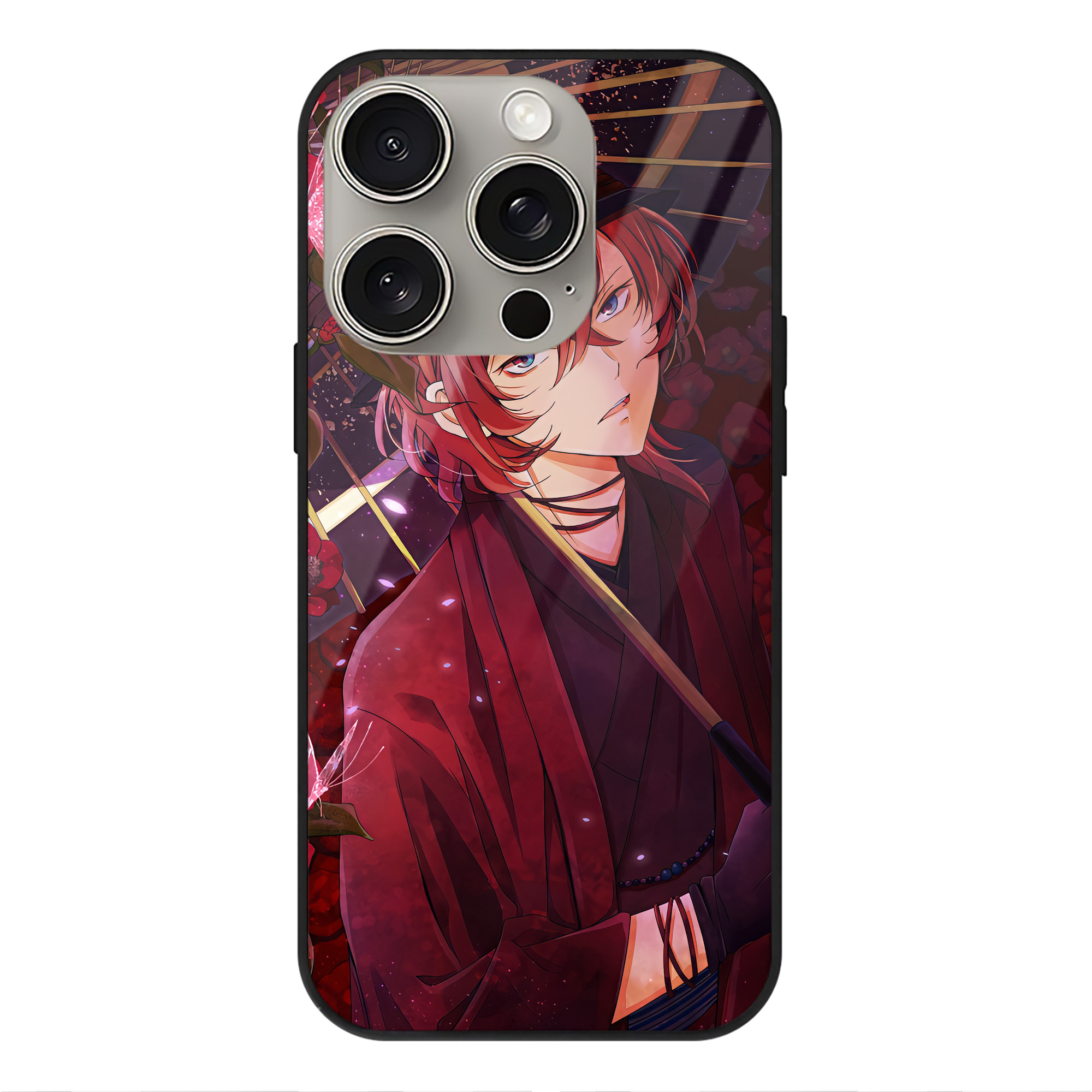 （画像用） 文豪ストレイドッグス Bungo Stray Dogs 【iPhone15Pro対応】スマホケース 耐衝撃＆黄変防止 背面ガラス