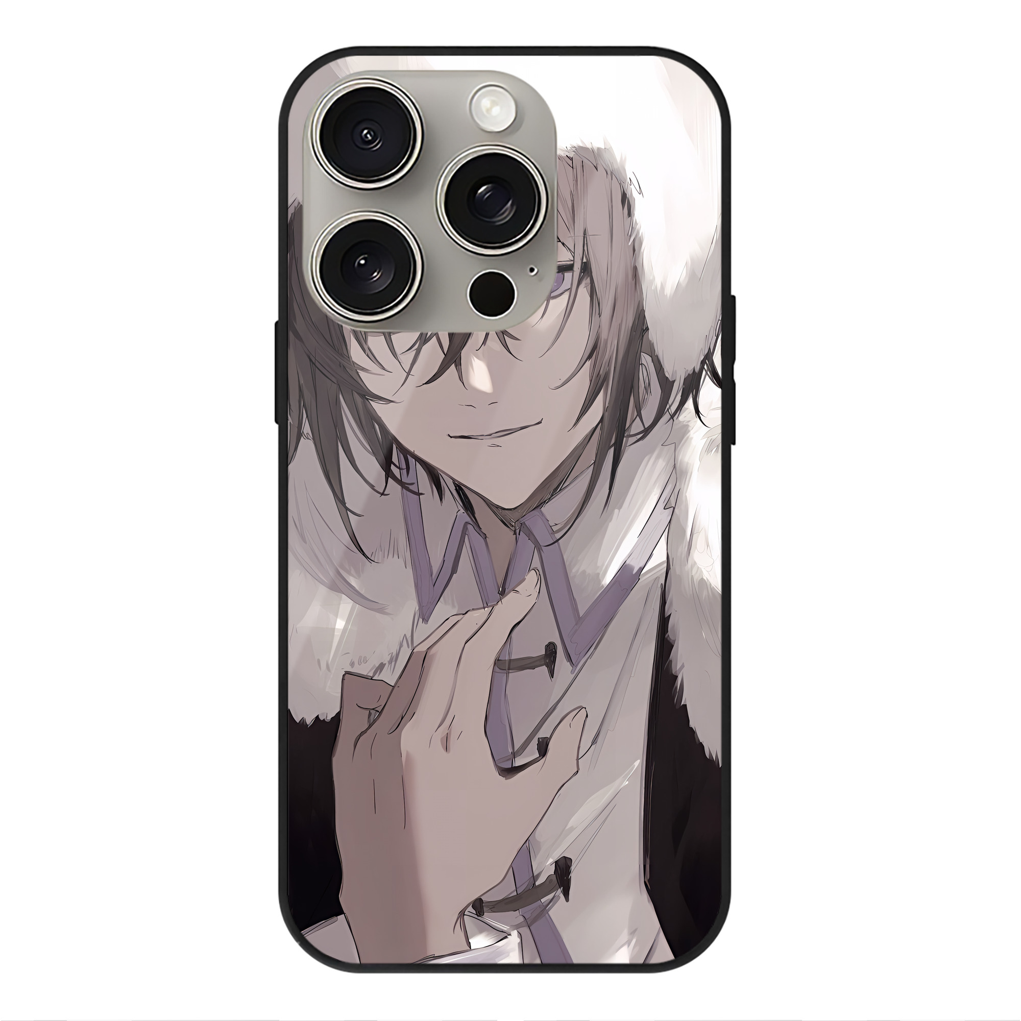 （画像用） 文豪ストレイドッグス Bungo Stray Dogs 【iPhone15Pro対応】スマホケース 耐衝撃＆黄変防止 背面ガラス