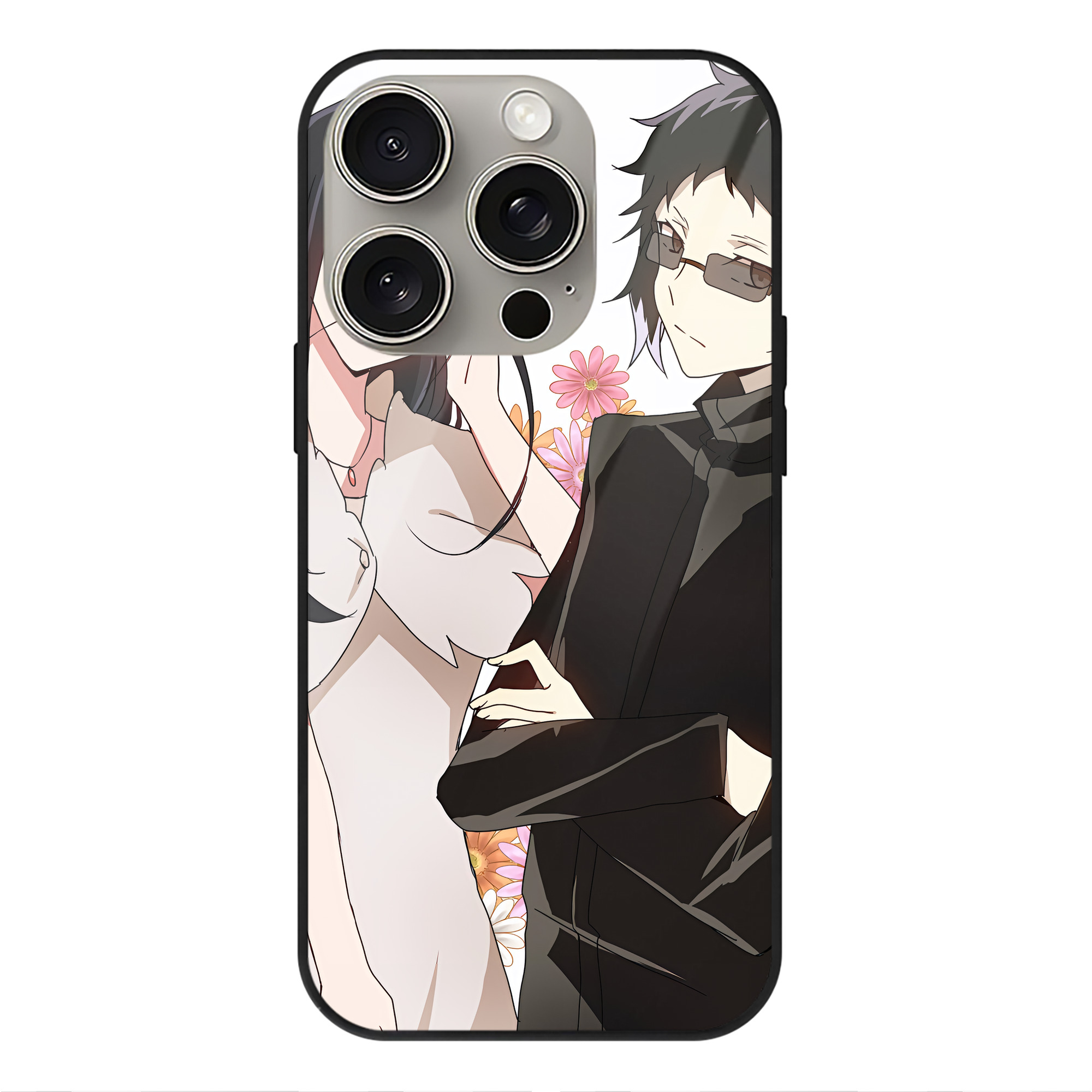 （画像用） 文豪ストレイドッグス Bungo Stray Dogs 【iPhone15Pro対応】スマホケース 耐衝撃＆黄変防止 背面ガラス