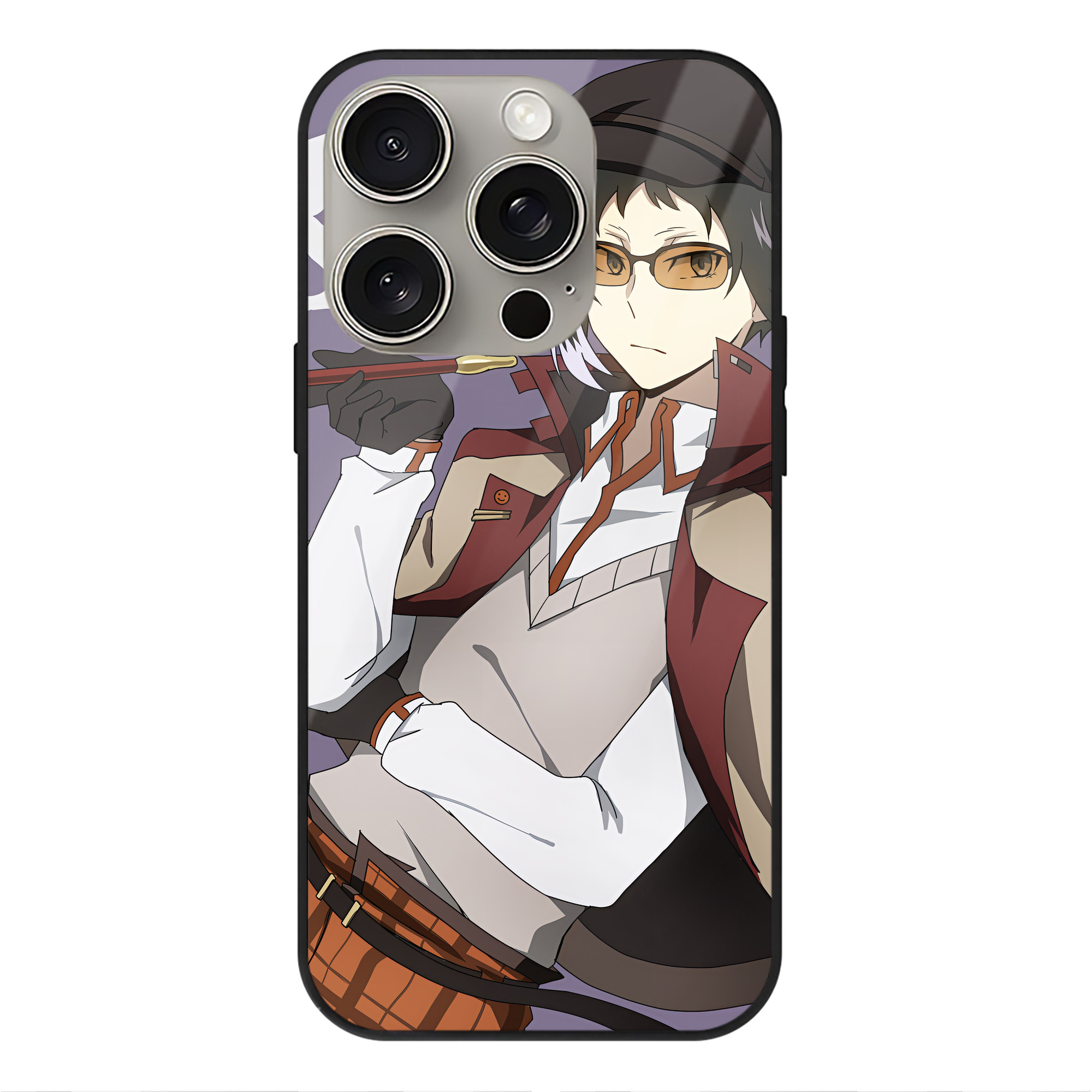 （画像用） 文豪ストレイドッグス Bungo Stray Dogs 【iPhone15Pro対応】スマホケース 耐衝撃＆黄変防止 背面ガラス