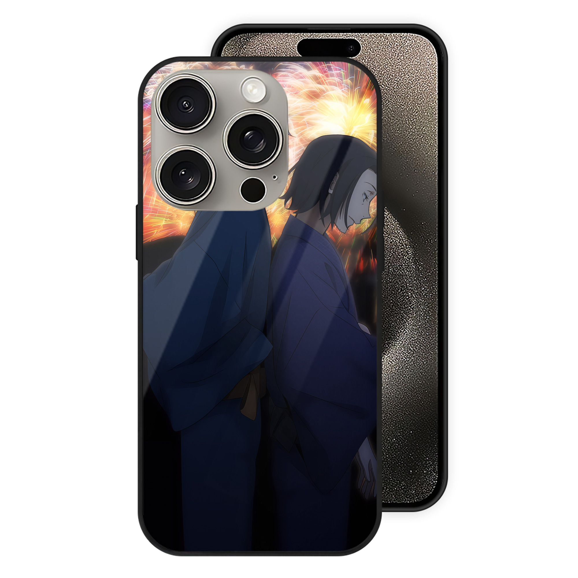 （画像用） 文豪ストレイドッグス Bungo Stray Dogs 【iPhone15Pro対応】スマホケース 耐衝撃＆黄変防止 背面ガラス