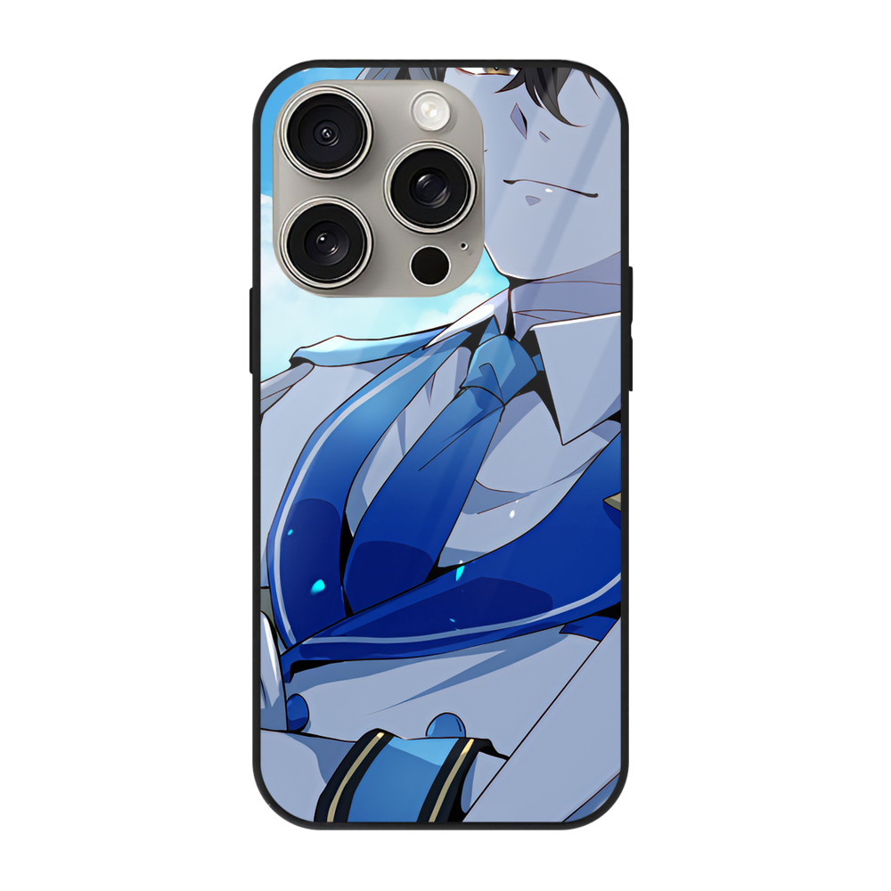 （画像用） 文豪ストレイドッグス Bungo Stray Dogs 【iPhone15Pro対応】スマホケース 耐衝撃＆黄変防止 背面ガラス