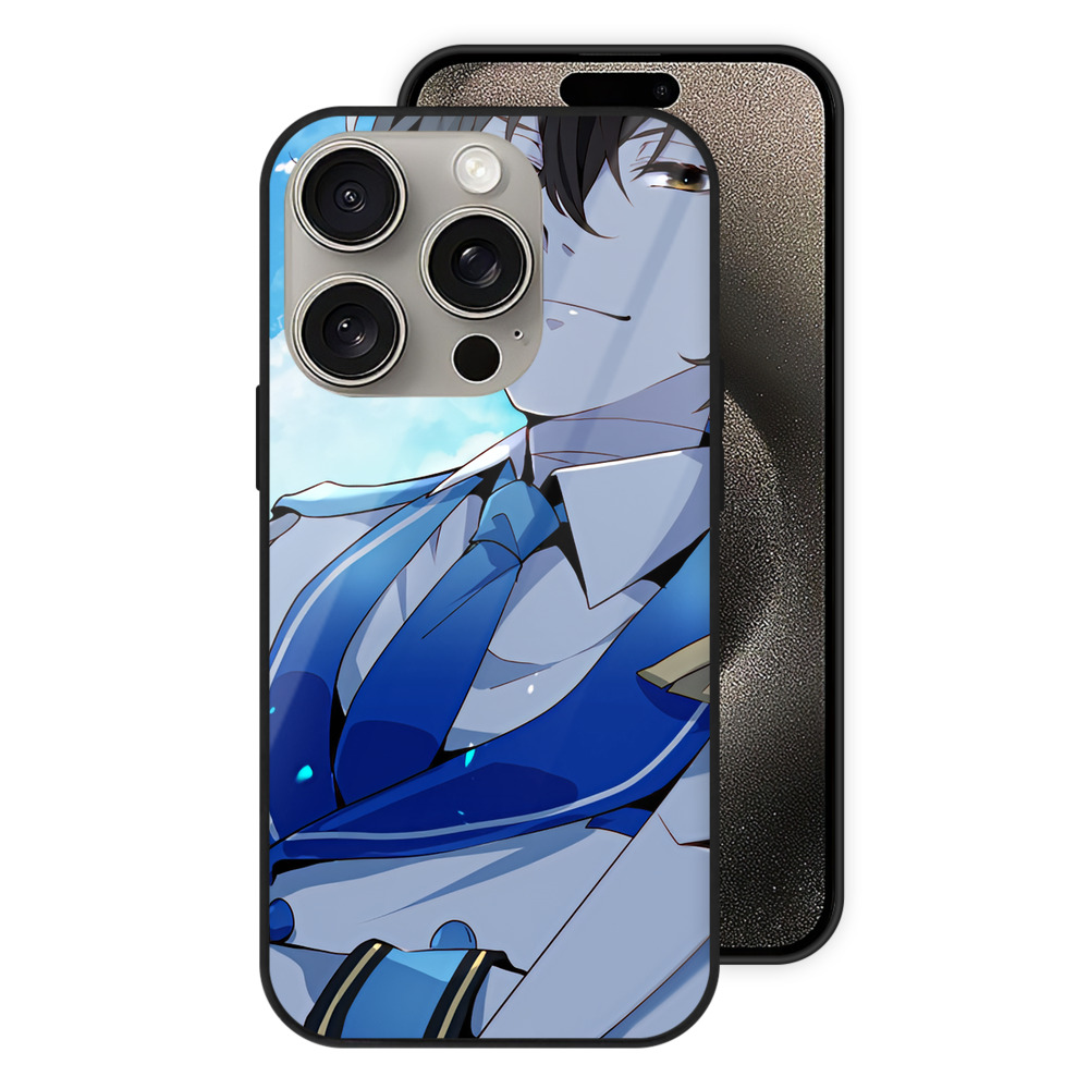 （画像用） 文豪ストレイドッグス Bungo Stray Dogs 【iPhone15Pro対応】スマホケース 耐衝撃＆黄変防止 背面ガラス