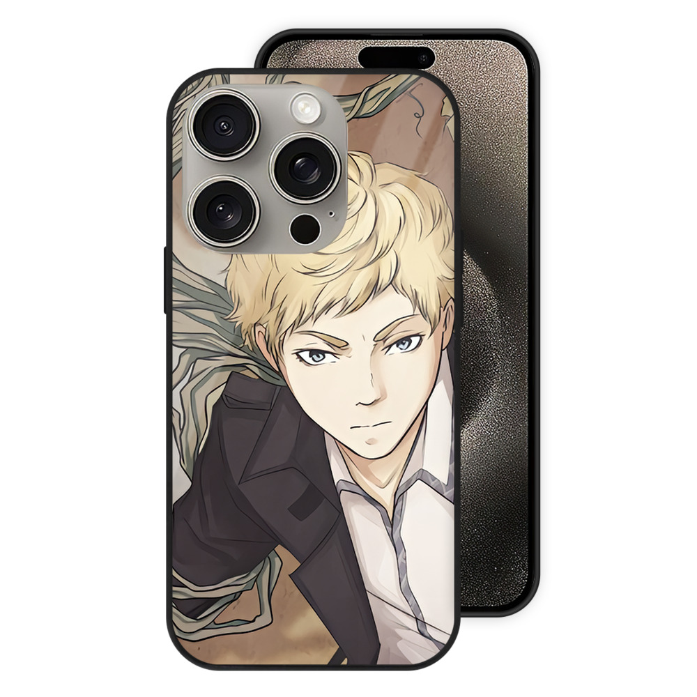 （画像用） 文豪ストレイドッグス Bungo Stray Dogs 【iPhone15Pro対応】スマホケース 耐衝撃＆黄変防止 背面ガラス
