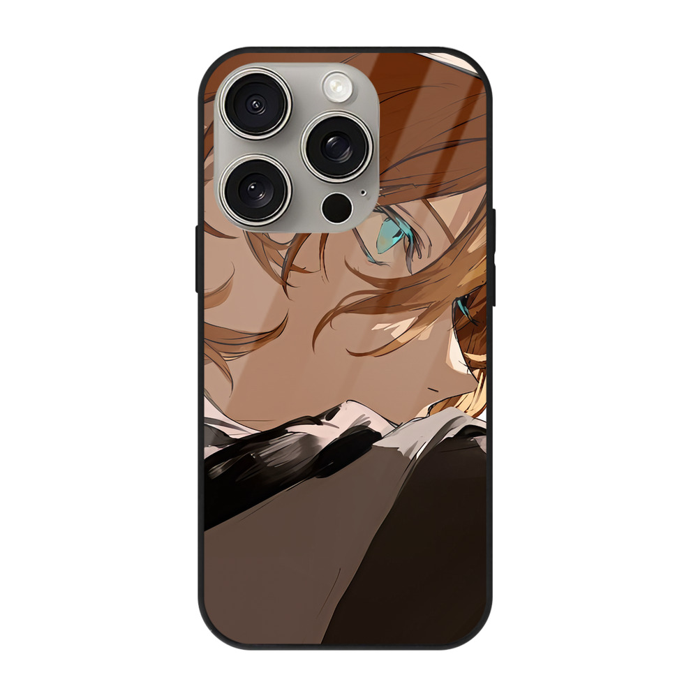 （画像用） 文豪ストレイドッグス Bungo Stray Dogs 【iPhone15Pro対応】スマホケース 耐衝撃＆黄変防止 背面ガラス