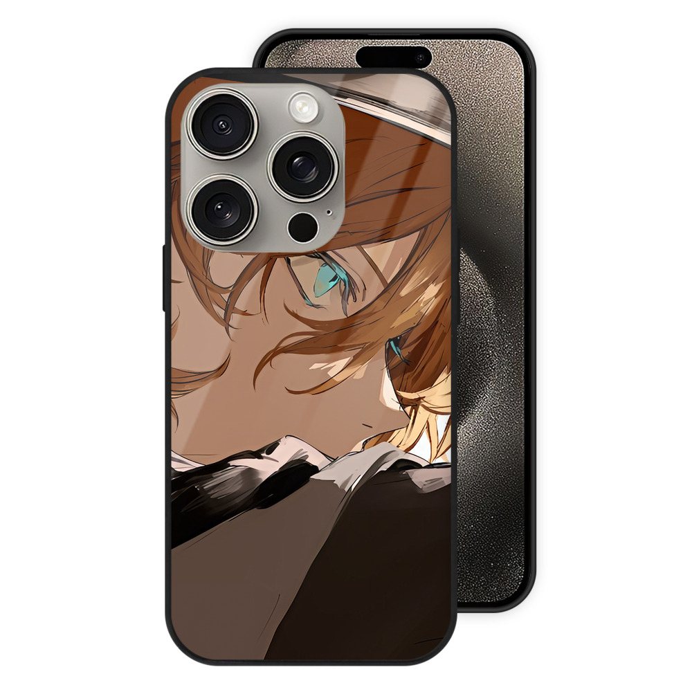 （画像用） 文豪ストレイドッグス Bungo Stray Dogs 【iPhone15Pro対応】スマホケース 耐衝撃＆黄変防止 背面ガラス
