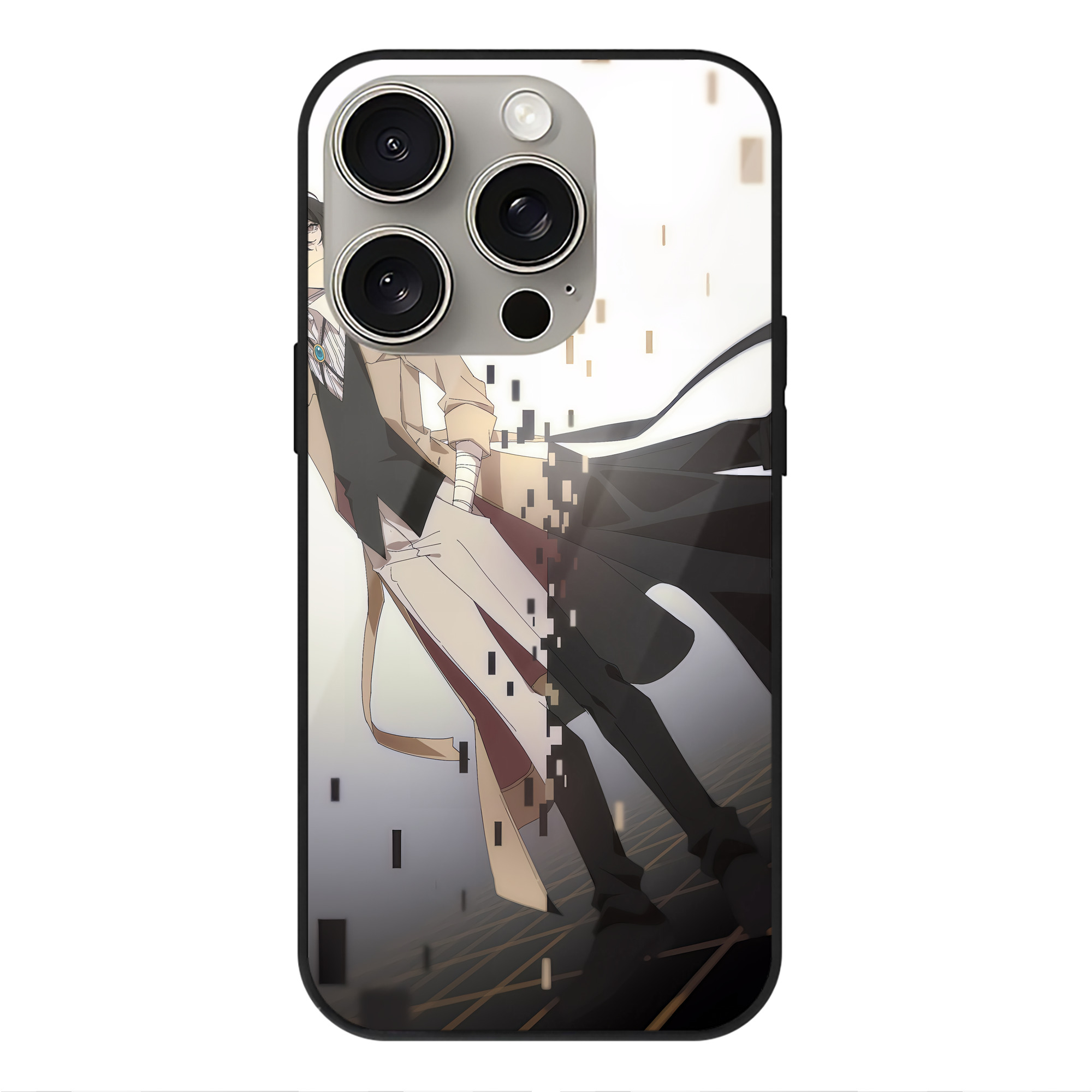 （画像用） 文豪ストレイドッグス Bungo Stray Dogs 【iPhone15Pro対応】スマホケース 耐衝撃＆黄変防止 背面ガラス