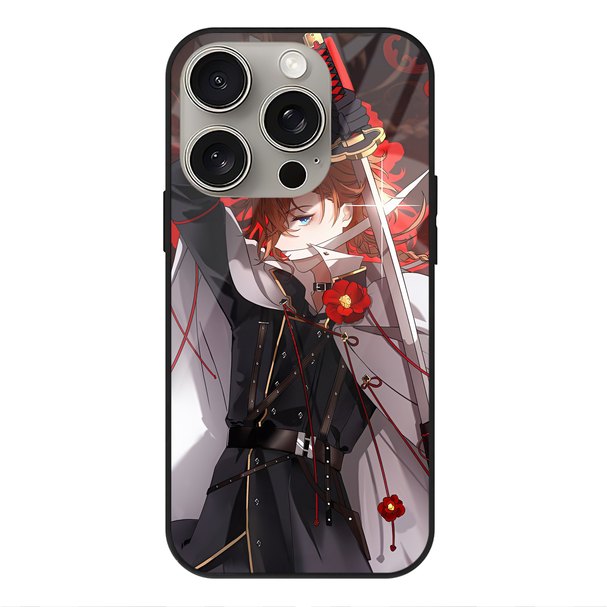 （画像用） 文豪ストレイドッグス Bungo Stray Dogs 【iPhone15Pro対応】スマホケース 耐衝撃＆黄変防止 背面ガラス