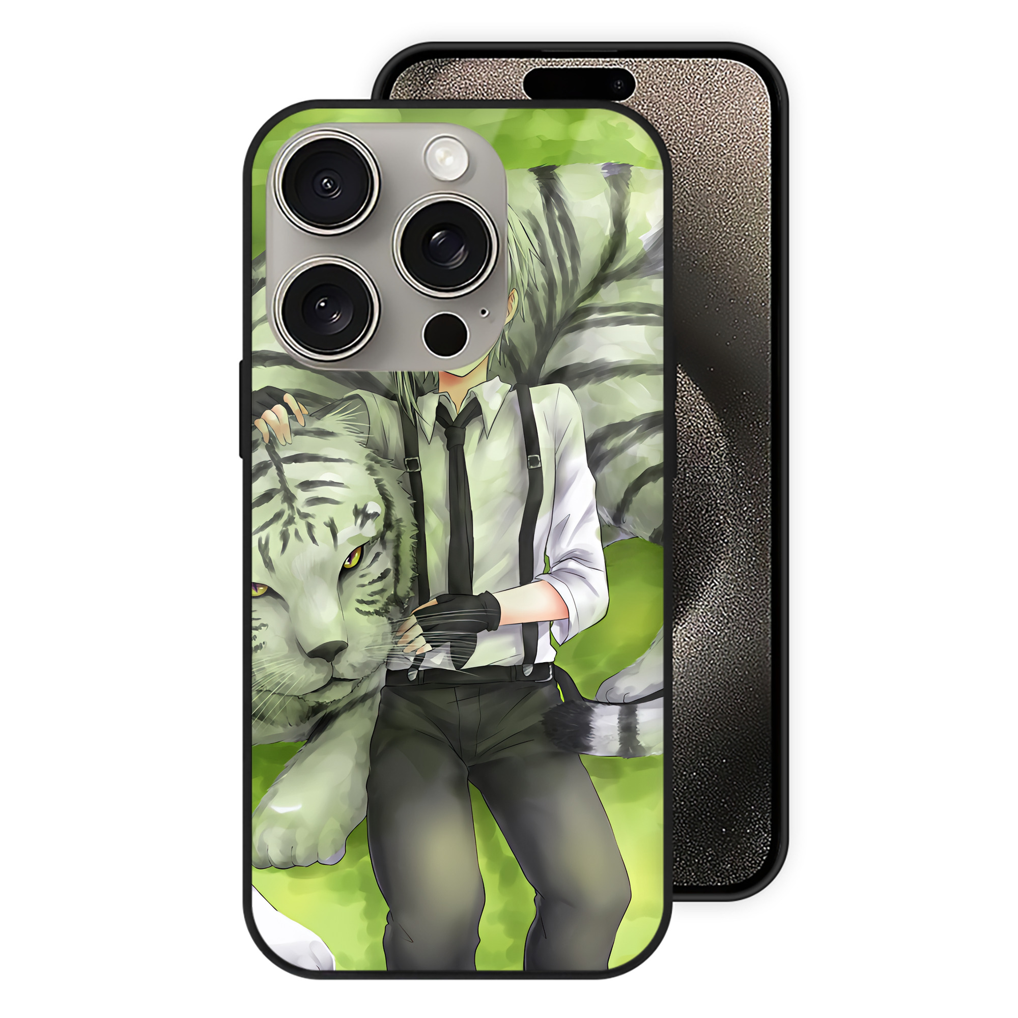 （画像用） 文豪ストレイドッグス Bungo Stray Dogs 【iPhone15Pro対応】スマホケース 耐衝撃＆黄変防止 背面ガラス