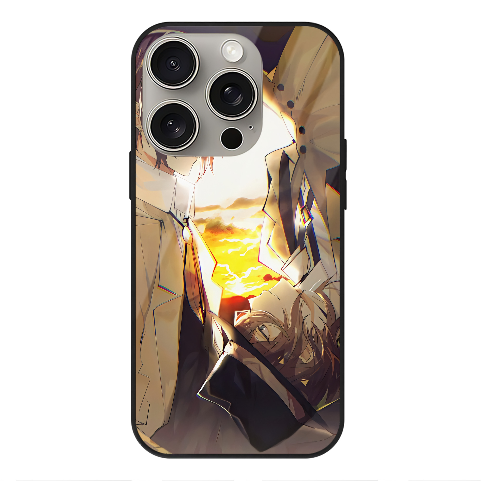 （画像用） 文豪ストレイドッグス Bungo Stray Dogs 【iPhone15Pro対応】スマホケース 耐衝撃＆黄変防止 背面ガラス