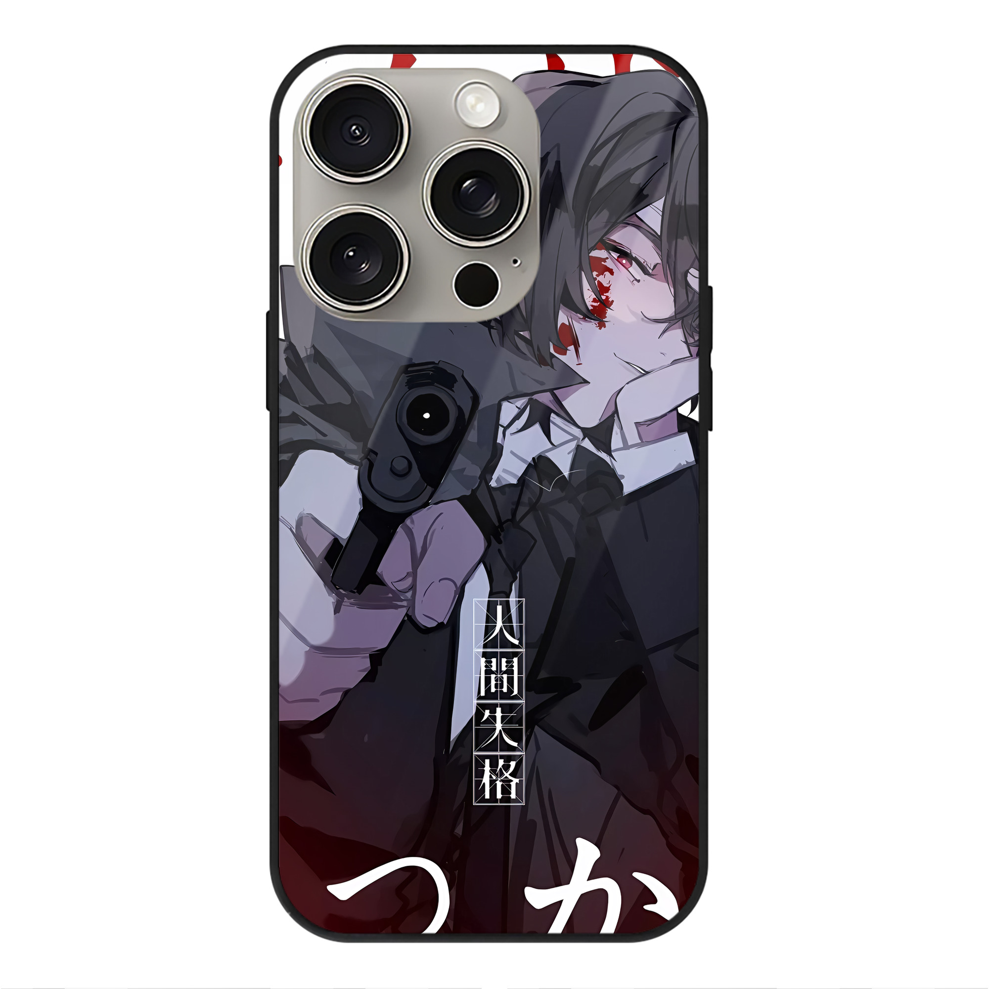 （画像用） 文豪ストレイドッグス Bungo Stray Dogs 【iPhone15Pro対応】スマホケース 耐衝撃＆黄変防止 背面ガラス
