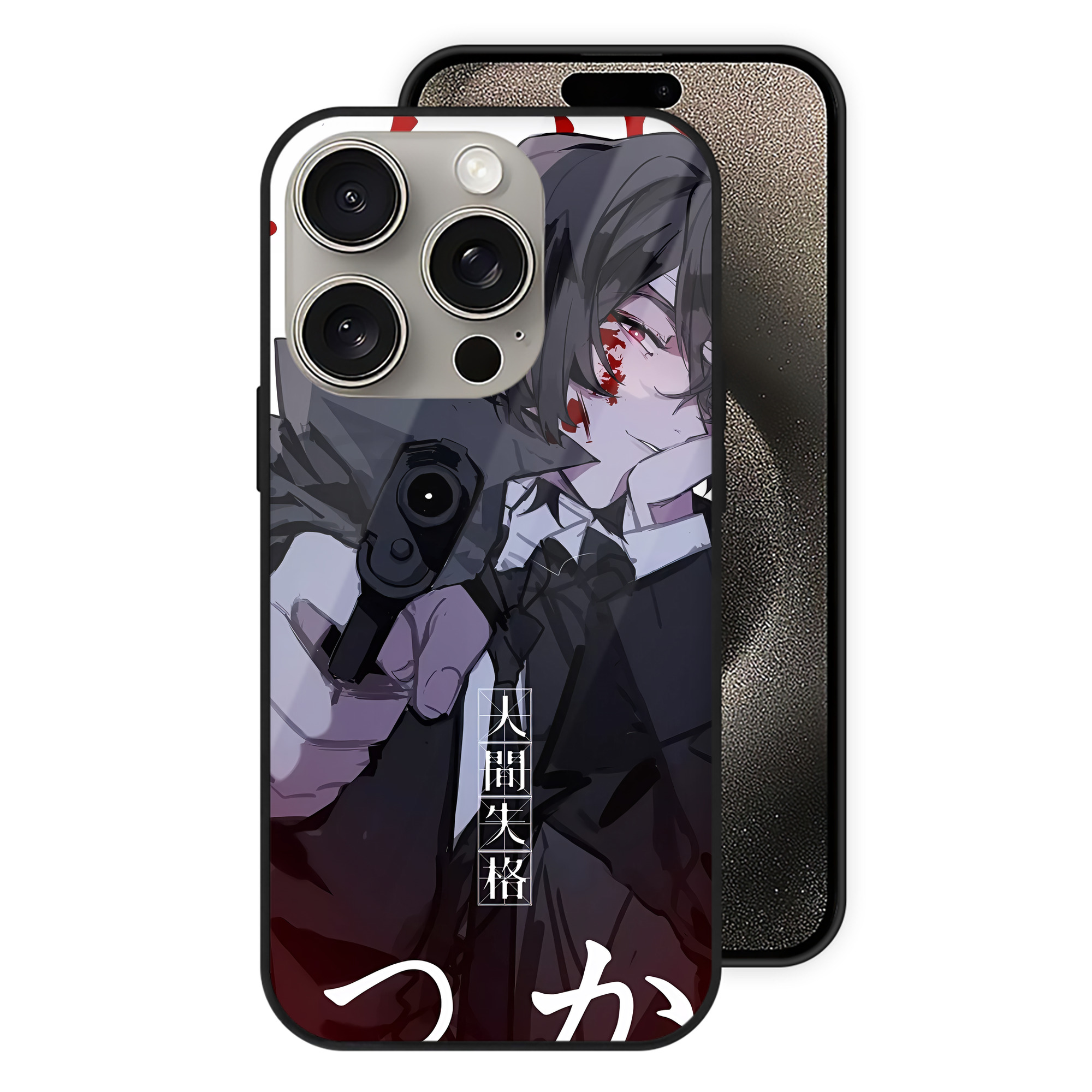 （画像用） 文豪ストレイドッグス Bungo Stray Dogs 【iPhone15Pro対応】スマホケース 耐衝撃＆黄変防止 背面ガラス
