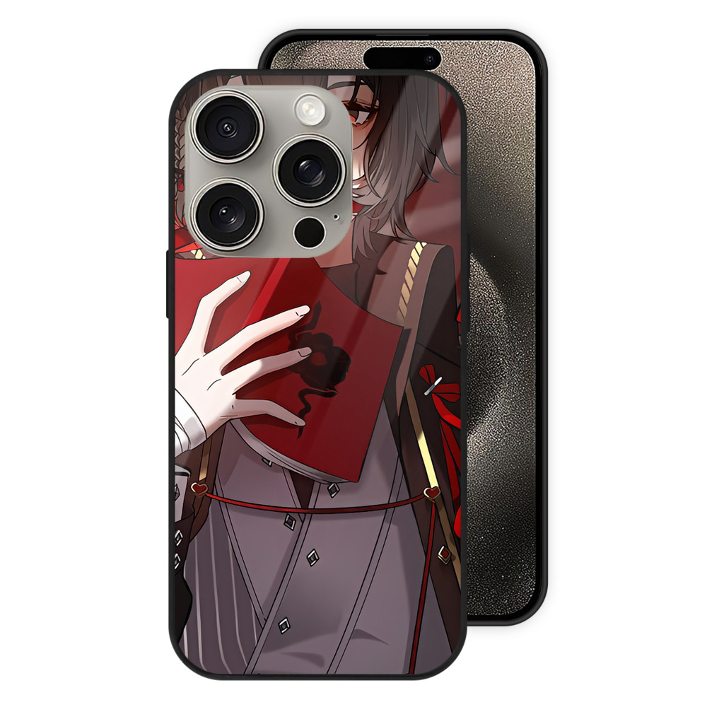 （画像用） 文豪ストレイドッグス Bungo Stray Dogs 【iPhone15Pro対応】スマホケース 耐衝撃＆黄変防止 背面ガラス