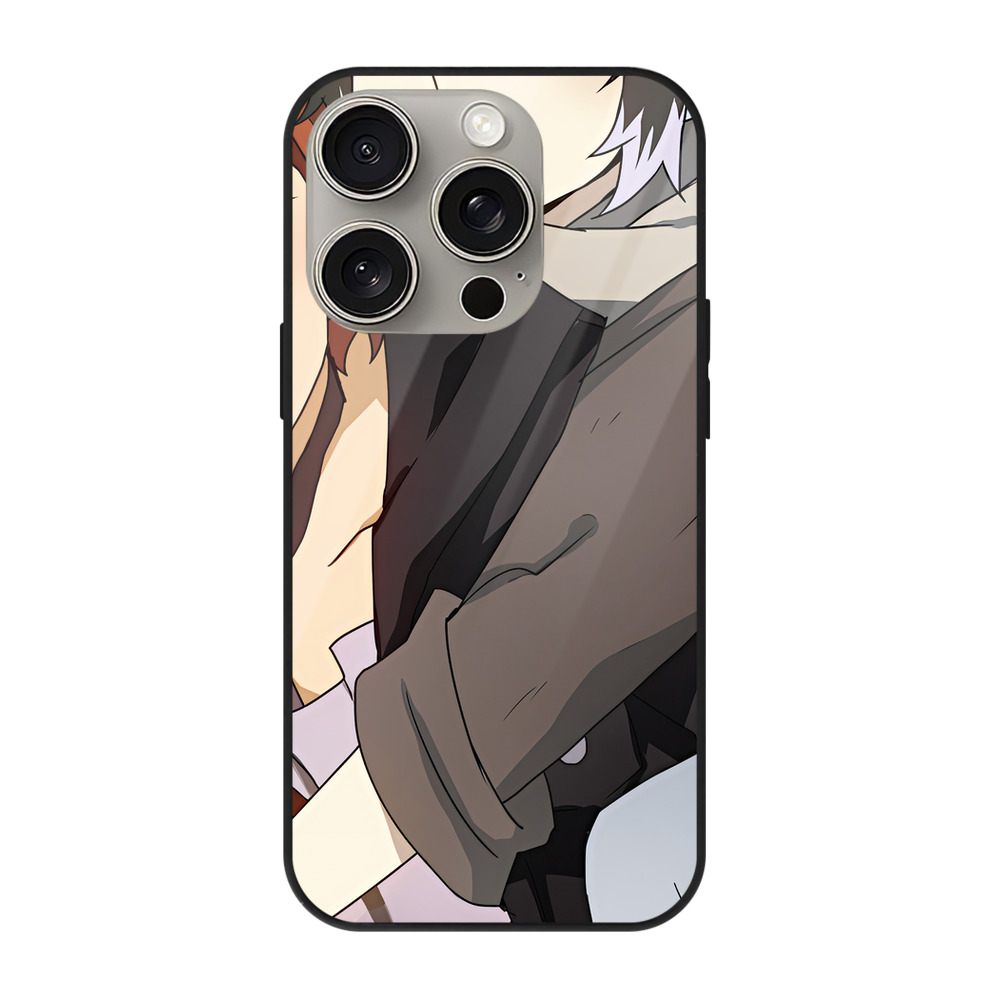（画像用） 文豪ストレイドッグス Bungo Stray Dogs 【iPhone15Pro対応】スマホケース 耐衝撃＆黄変防止 背面ガラス