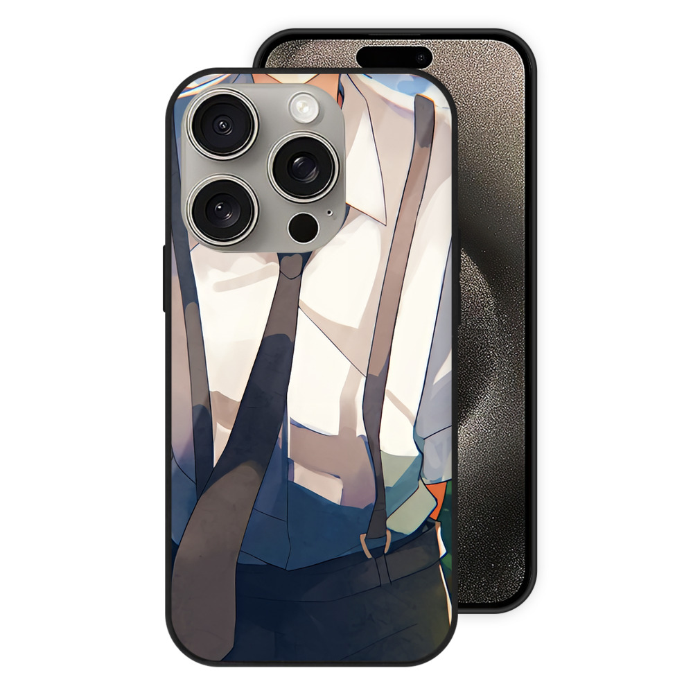 （画像用） 文豪ストレイドッグス Bungo Stray Dogs 【iPhone15Pro対応】スマホケース 耐衝撃＆黄変防止 背面ガラス