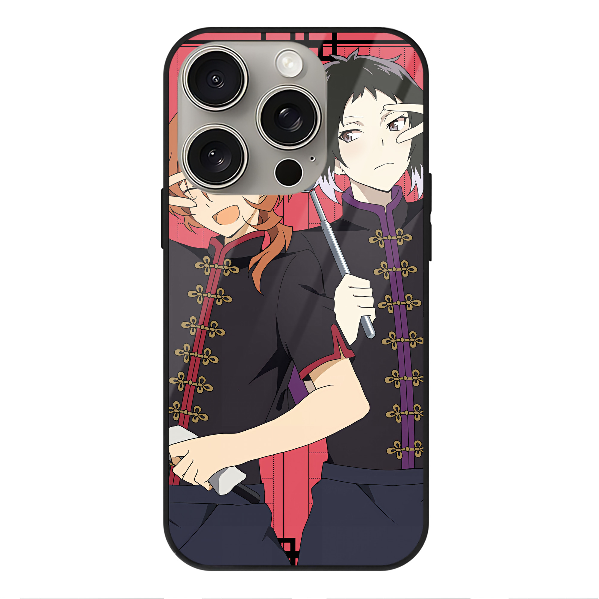 （画像用） 文豪ストレイドッグス Bungo Stray Dogs 【iPhone15Pro対応】スマホケース 耐衝撃＆黄変防止 背面ガラス