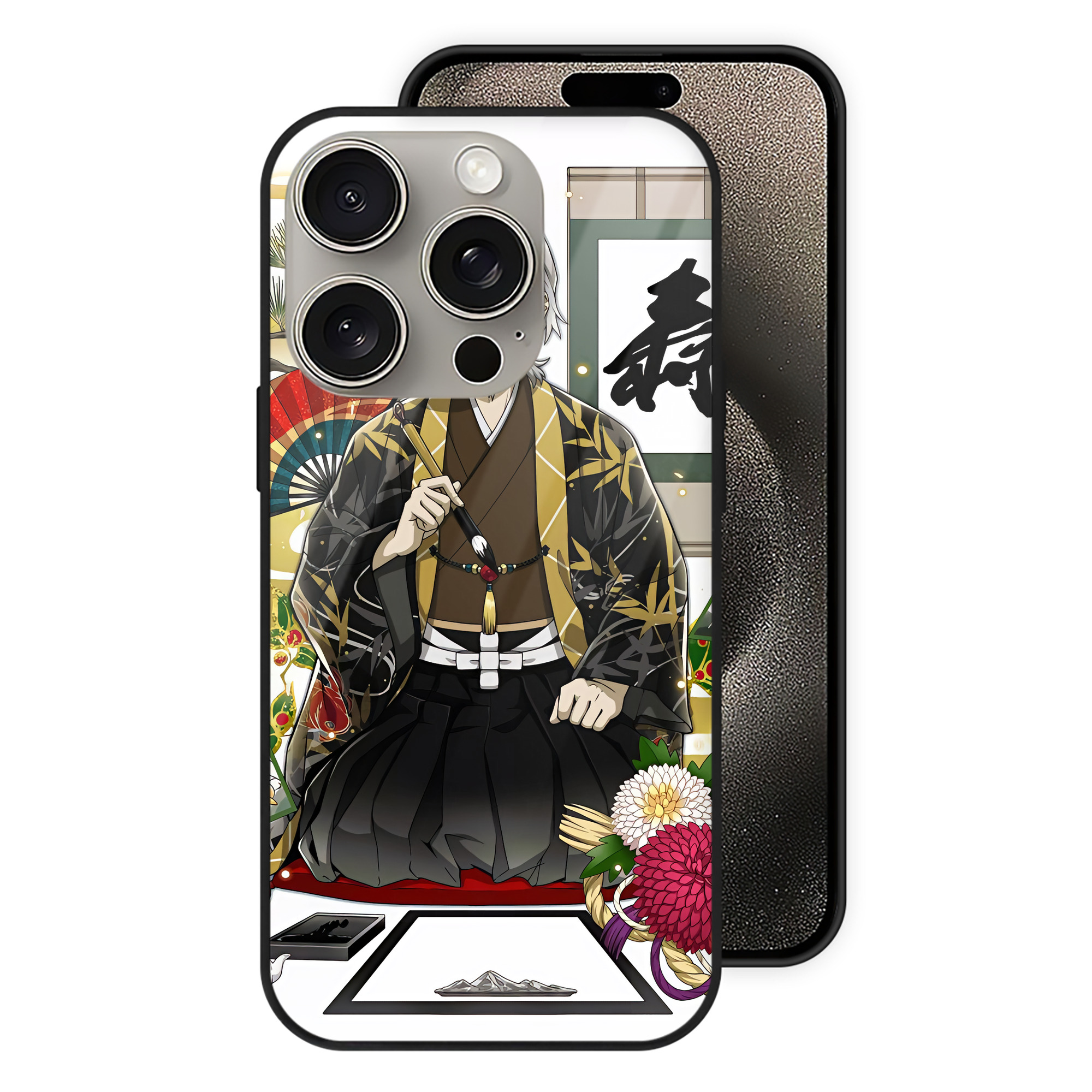 （画像用） 文豪ストレイドッグス Bungo Stray Dogs 【iPhone15Pro対応】スマホケース 耐衝撃＆黄変防止 背面ガラス