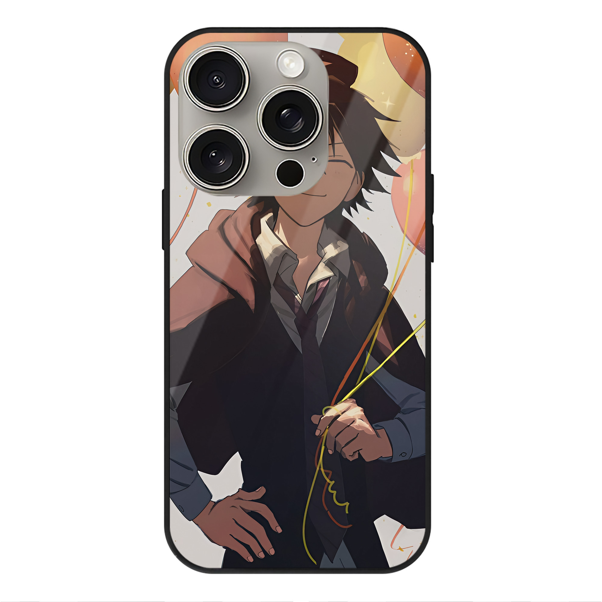 （画像用） 文豪ストレイドッグス Bungo Stray Dogs 【iPhone15Pro対応】スマホケース 耐衝撃＆黄変防止 背面ガラス