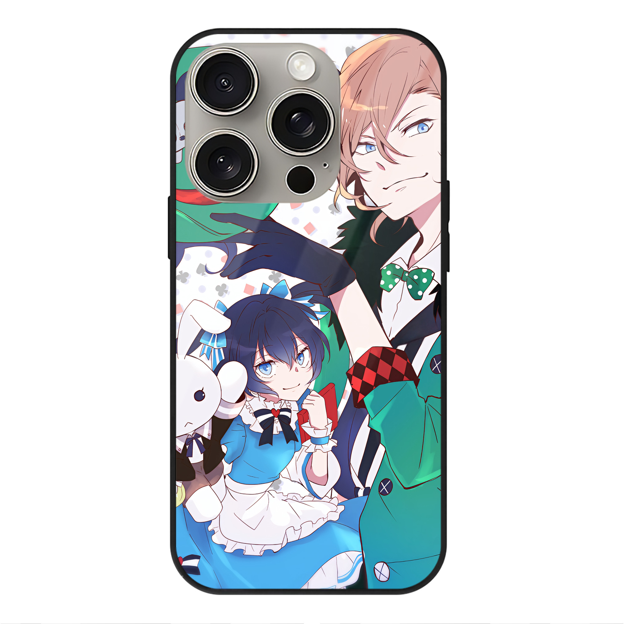 （画像用） 文豪ストレイドッグス Bungo Stray Dogs 【iPhone15Pro対応】スマホケース 耐衝撃＆黄変防止 背面ガラス