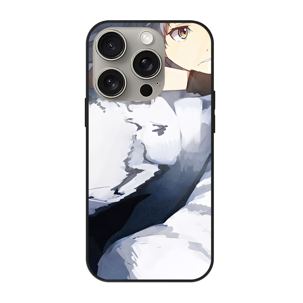 （画像用） 文豪ストレイドッグス Bungo Stray Dogs 【iPhone15Pro対応】スマホケース 耐衝撃＆黄変防止 背面ガラス