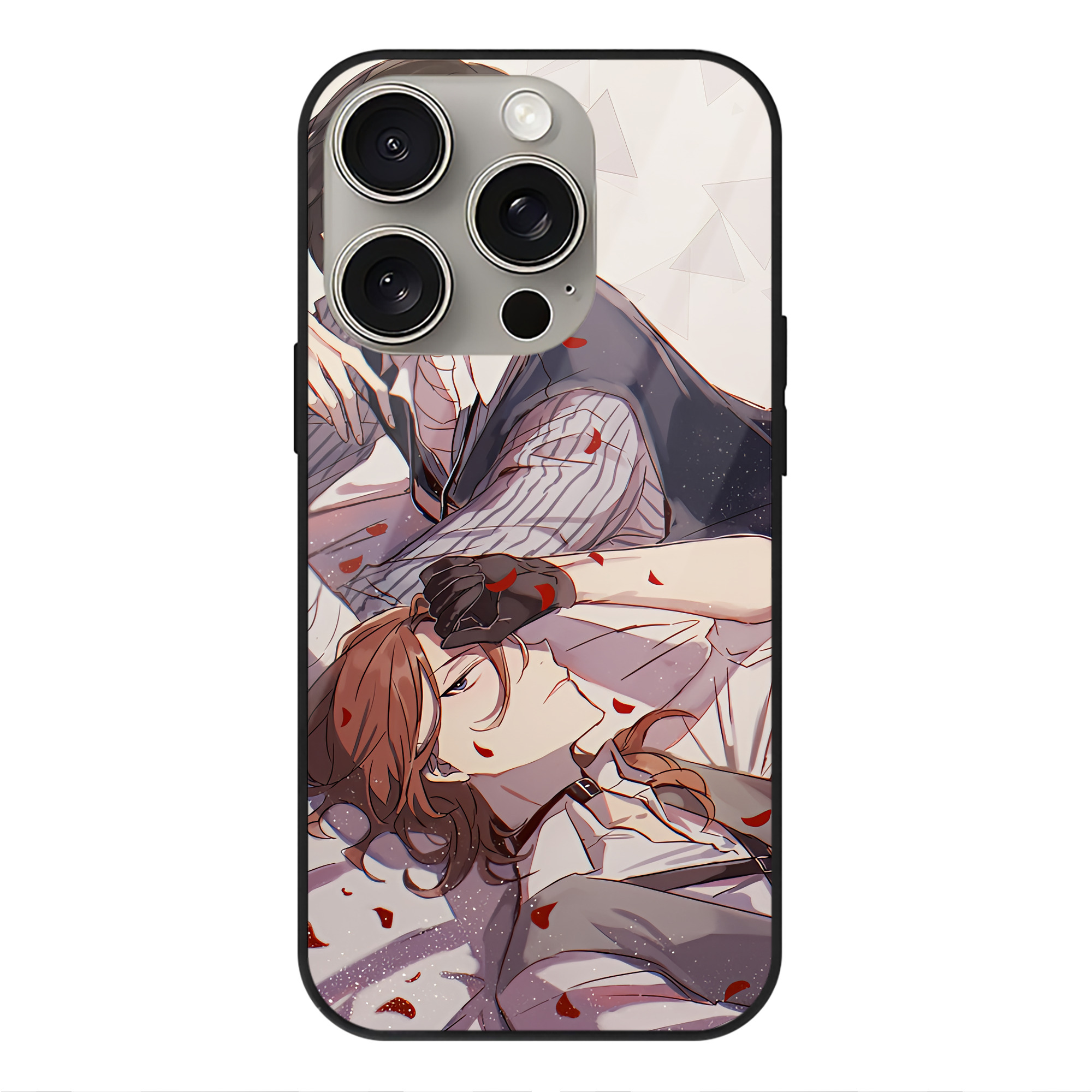（画像用） 文豪ストレイドッグス Bungo Stray Dogs 【iPhone15Pro対応】スマホケース 耐衝撃＆黄変防止 背面ガラス
