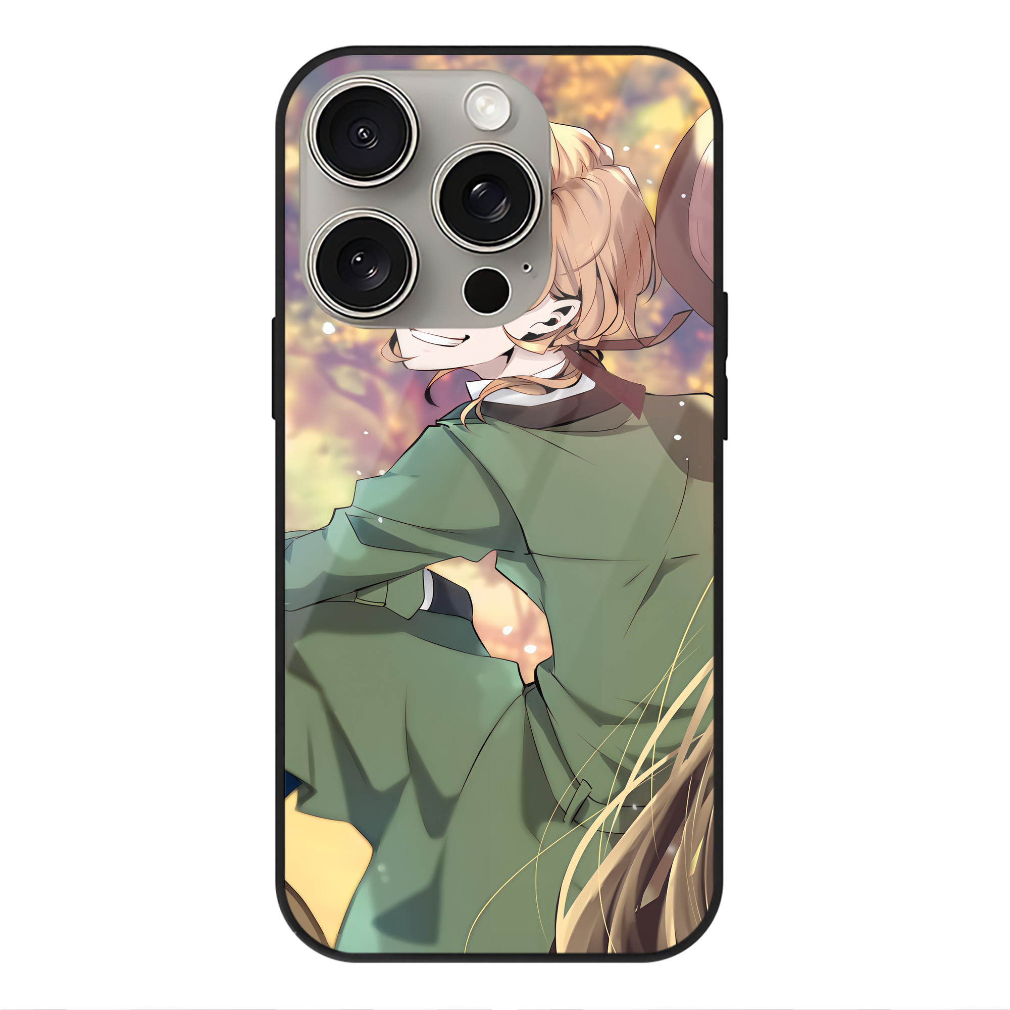 （画像用） 文豪ストレイドッグス Bungo Stray Dogs 【iPhone15Pro対応】スマホケース 耐衝撃＆黄変防止 背面ガラス