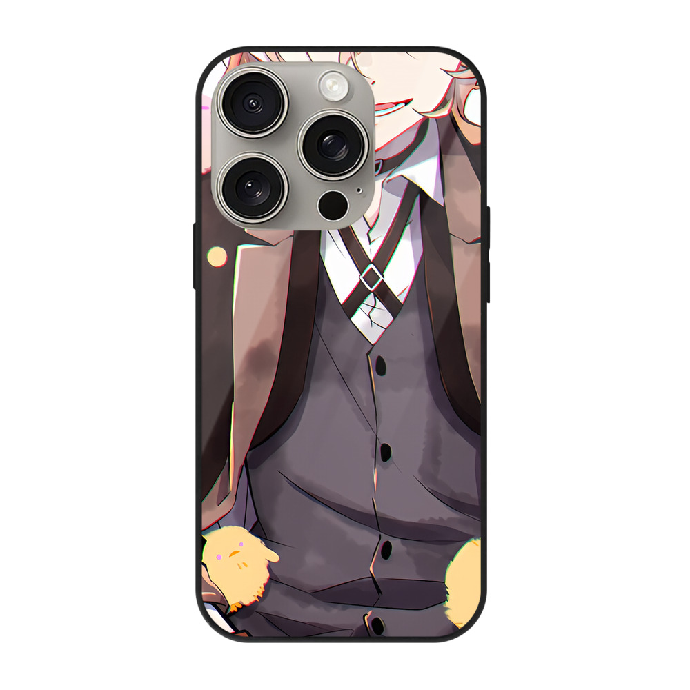 （画像用） 文豪ストレイドッグス Bungo Stray Dogs 【iPhone15Pro対応】スマホケース 耐衝撃＆黄変防止 背面ガラス