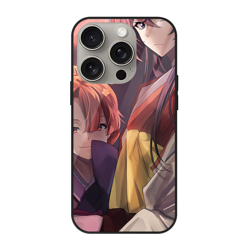 （画像用） 文豪ストレイドッグス Bungo Stray Dogs 【iPhone15Pro対応】スマホケース 耐衝撃＆黄変防止 背面ガラス