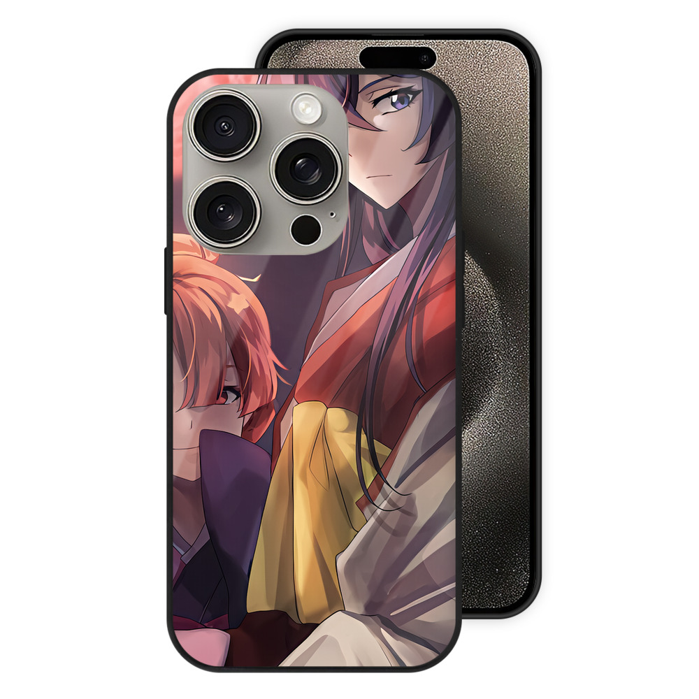 （画像用） 文豪ストレイドッグス Bungo Stray Dogs 【iPhone15Pro対応】スマホケース 耐衝撃＆黄変防止 背面ガラス