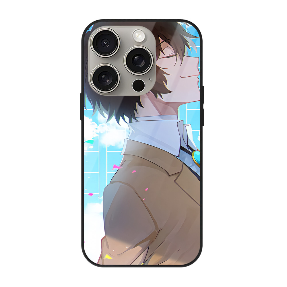 （画像用） 文豪ストレイドッグス Bungo Stray Dogs 【iPhone15Pro対応】スマホケース 耐衝撃＆黄変防止 背面ガラス