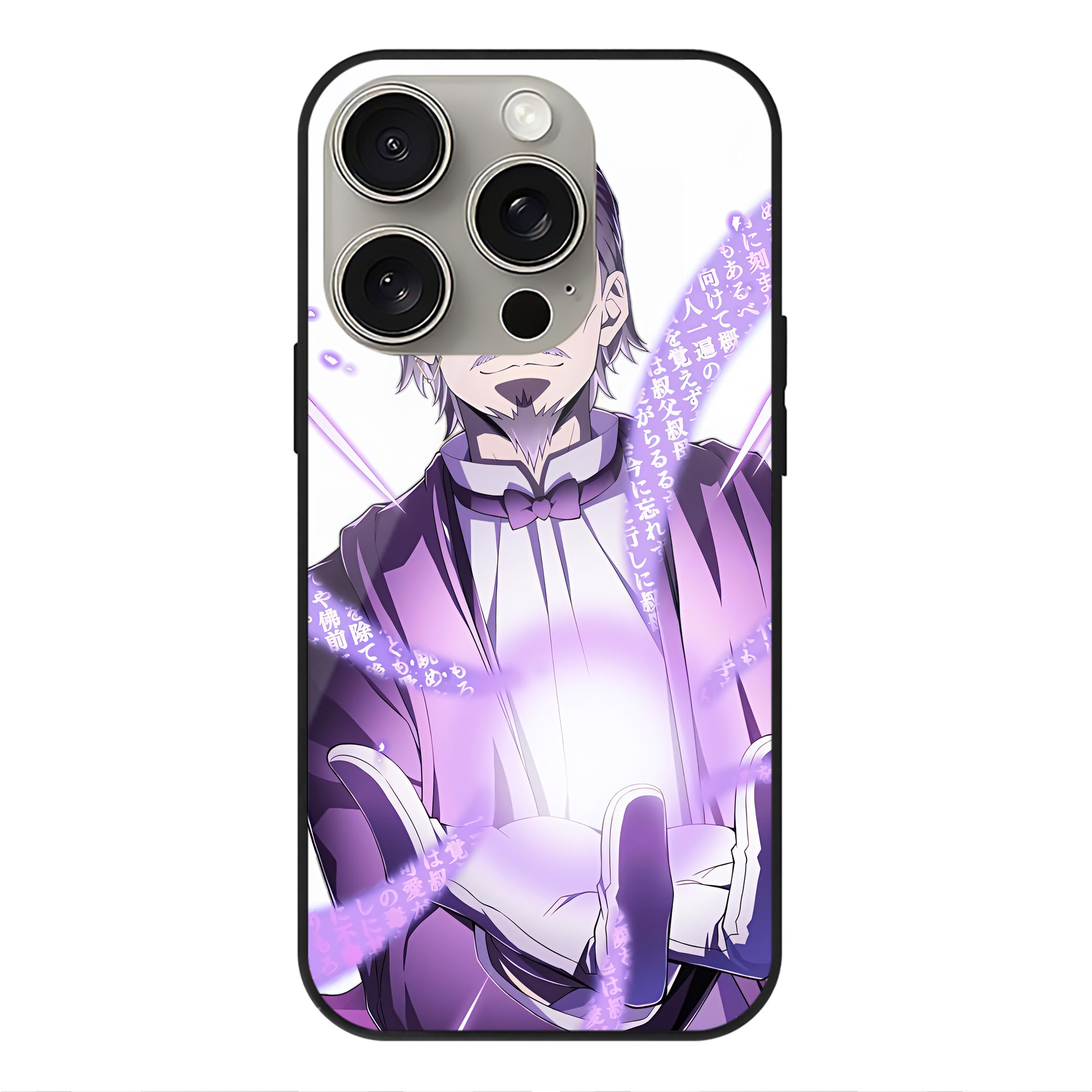 （画像用） 文豪ストレイドッグス Bungo Stray Dogs 【iPhone15Pro対応】スマホケース 耐衝撃＆黄変防止 背面ガラス
