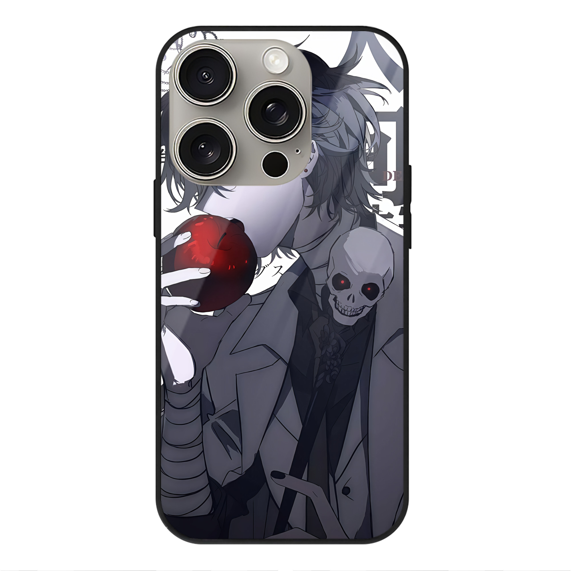 （画像用） 文豪ストレイドッグス Bungo Stray Dogs 【iPhone15Pro対応】スマホケース 耐衝撃＆黄変防止 背面ガラス