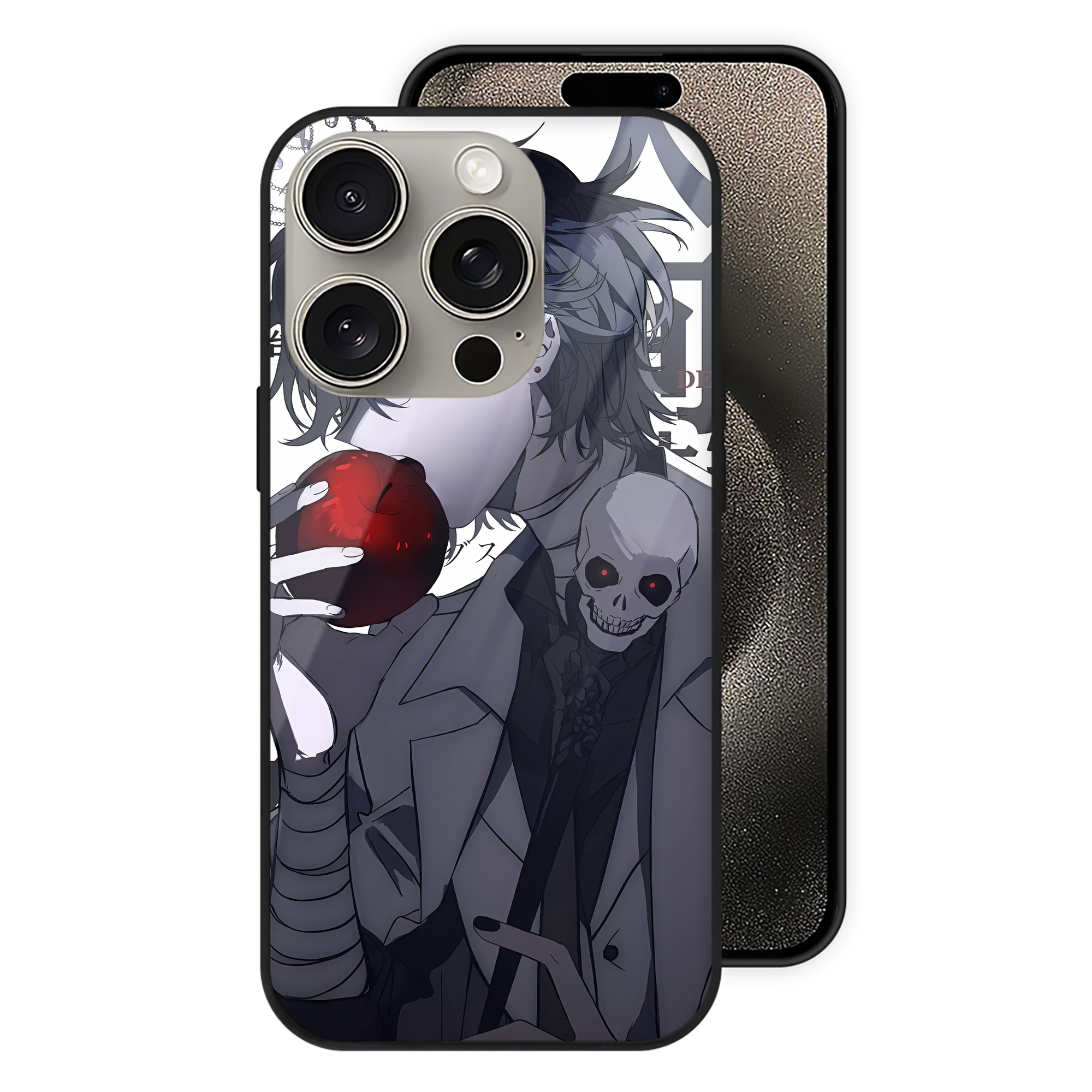 （画像用） 文豪ストレイドッグス Bungo Stray Dogs 【iPhone15Pro対応】スマホケース 耐衝撃＆黄変防止 背面ガラス