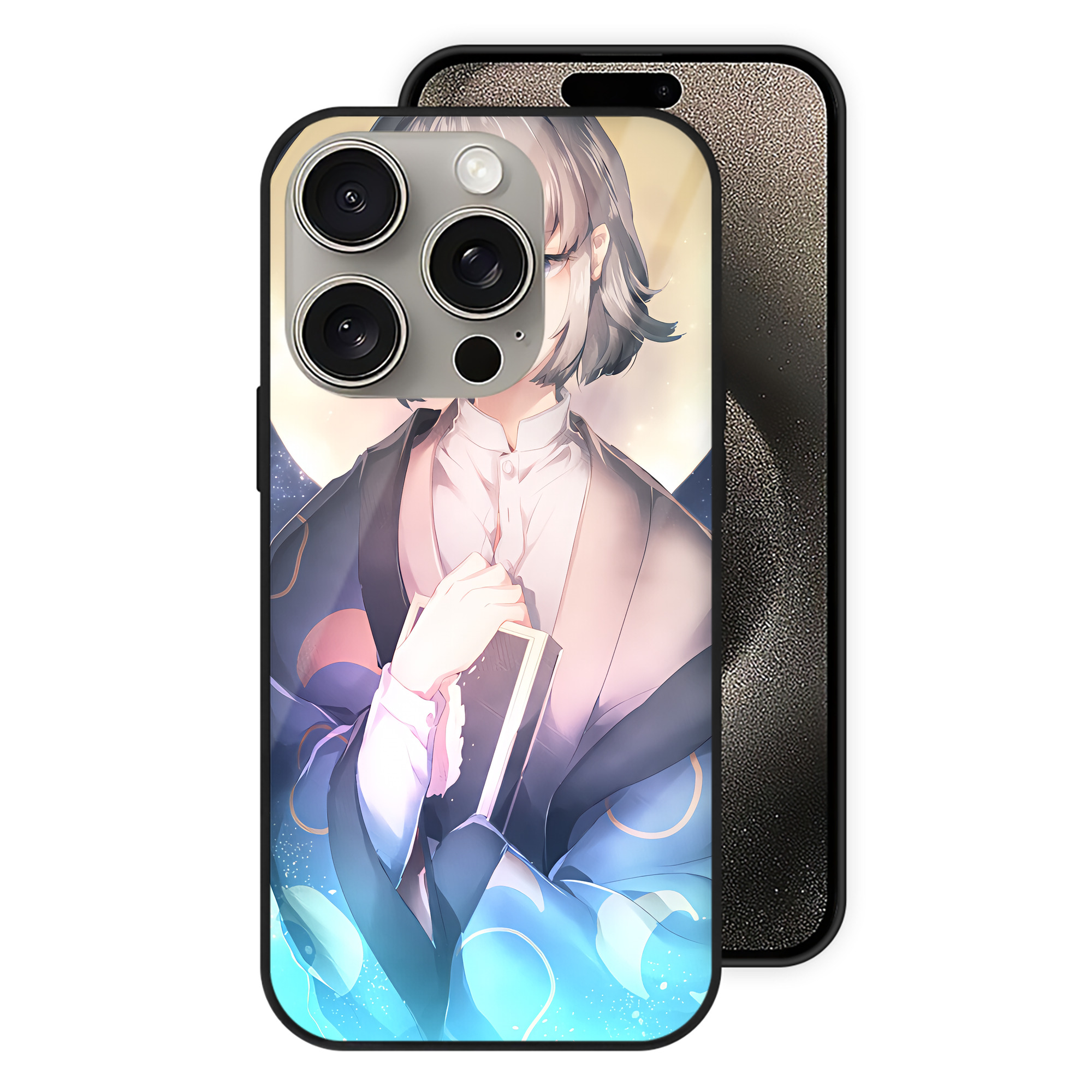 （画像用） 文豪ストレイドッグス Bungo Stray Dogs 【iPhone15Pro対応】スマホケース 耐衝撃＆黄変防止 背面ガラス